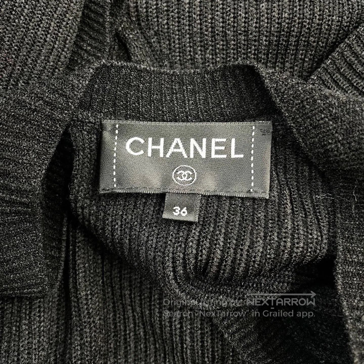 Chanel Chanel Black V. Size XS / US 0-2 / IT 36-38 - 4 Thumbnail