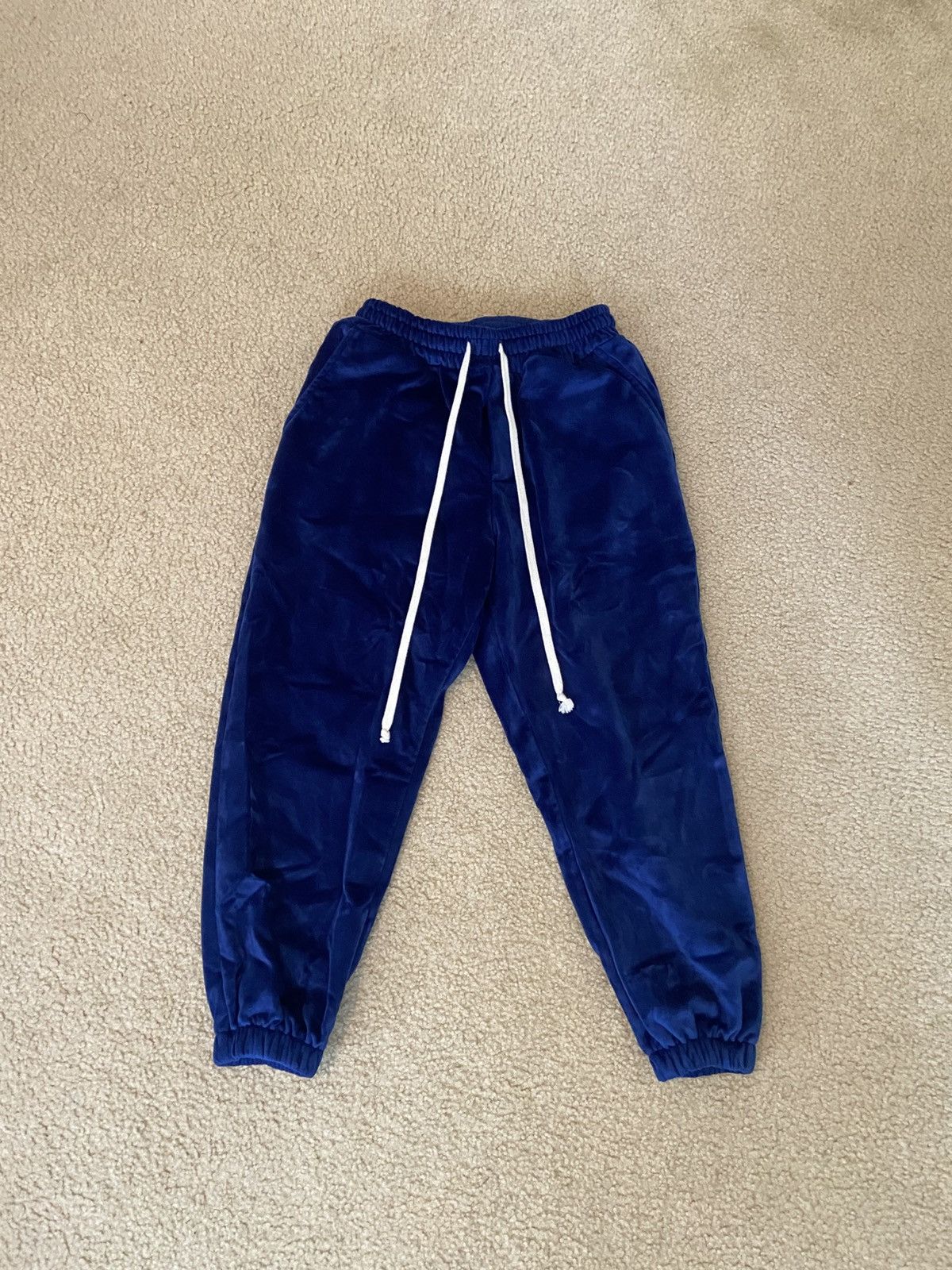 Other Vintage Italian Blue Velvet Pants Size US 28 / EU 44 - 1 Thumbnail