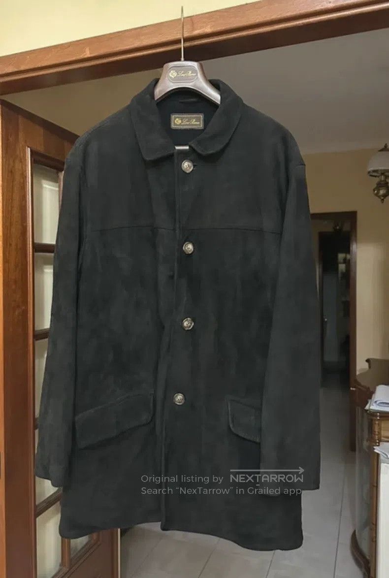 Loro Piana Loro Piana Leather coat, mid-length jacket Size US XXL / EU 58 / 5 - 1 Thumbnail