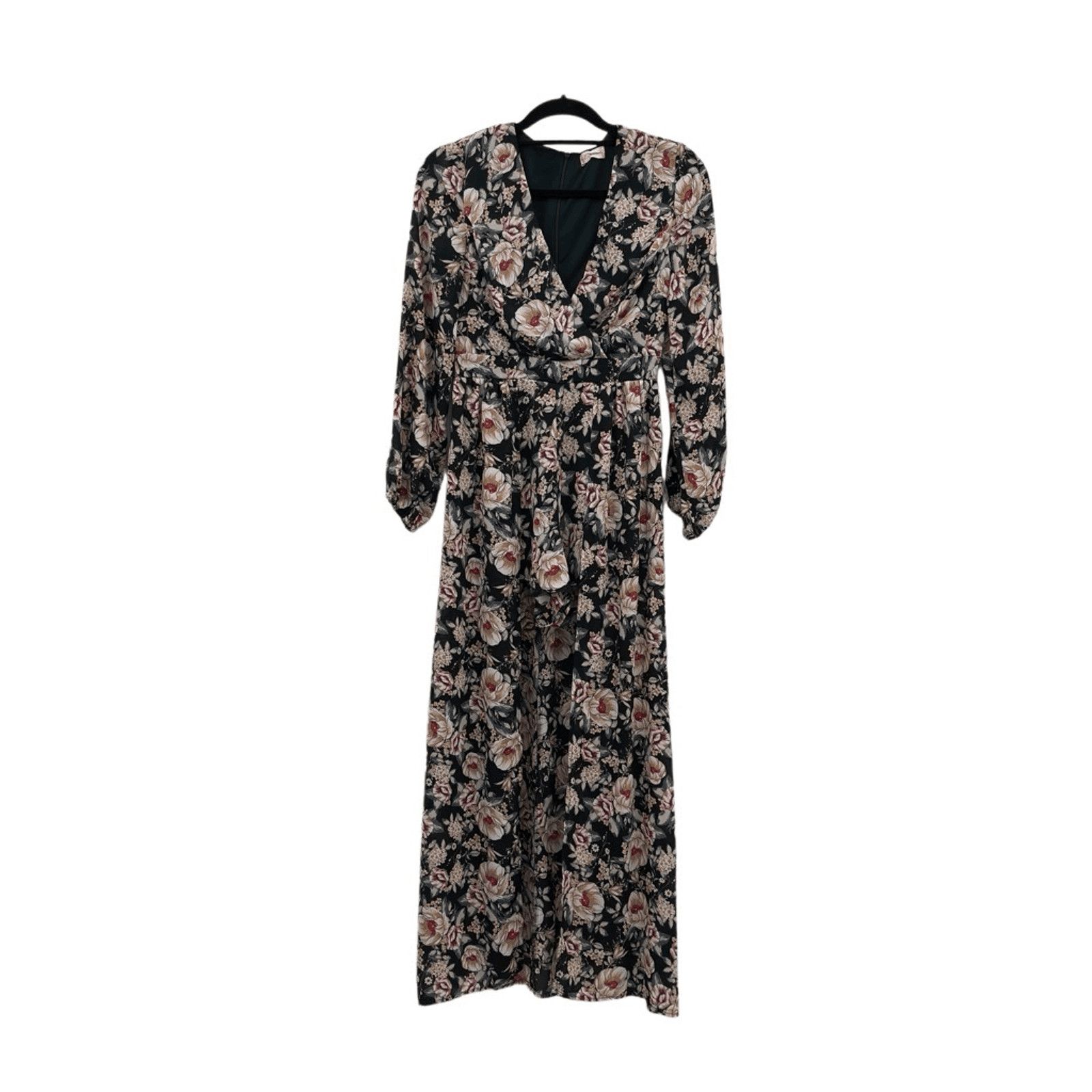 Nordstrom Altar'd State Floral Chiffon Walk-Through Maxi Romper Small Size 26" / US 2 / IT 38 - 1 Thumbnail