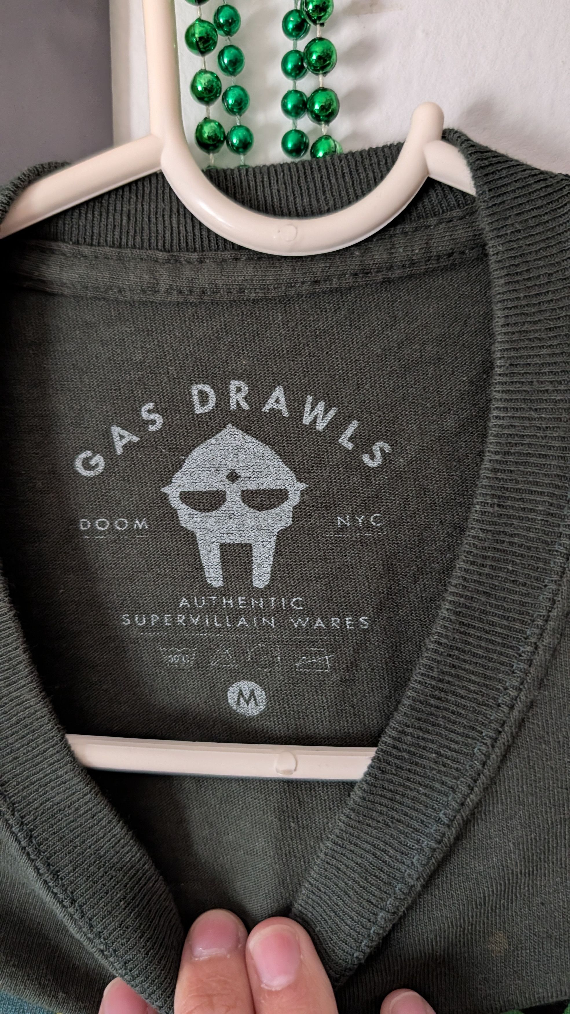 MF Doom MF DOOM olive green tee Size US M / EU 48-50 / 2 - 3 Thumbnail