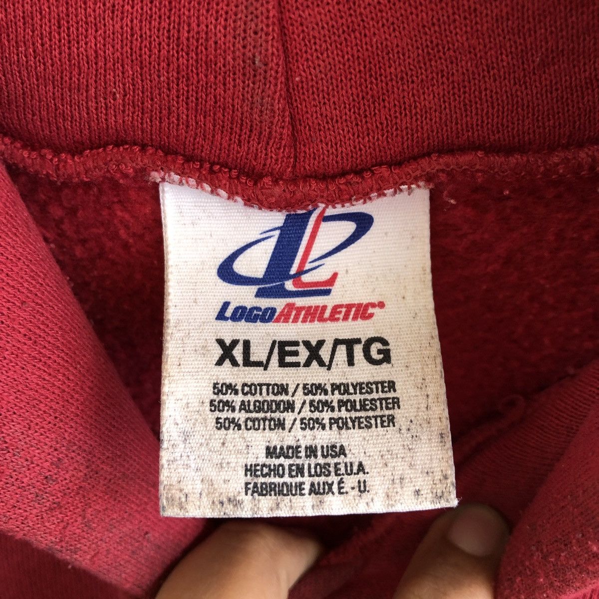 Logo Athletic × NFL × Vintage RARE VTG LOGO ATHLETIC SAN FRANCISCO 49ERS HOODIE Size US XL / EU 56 / 4 - 8 Thumbnail