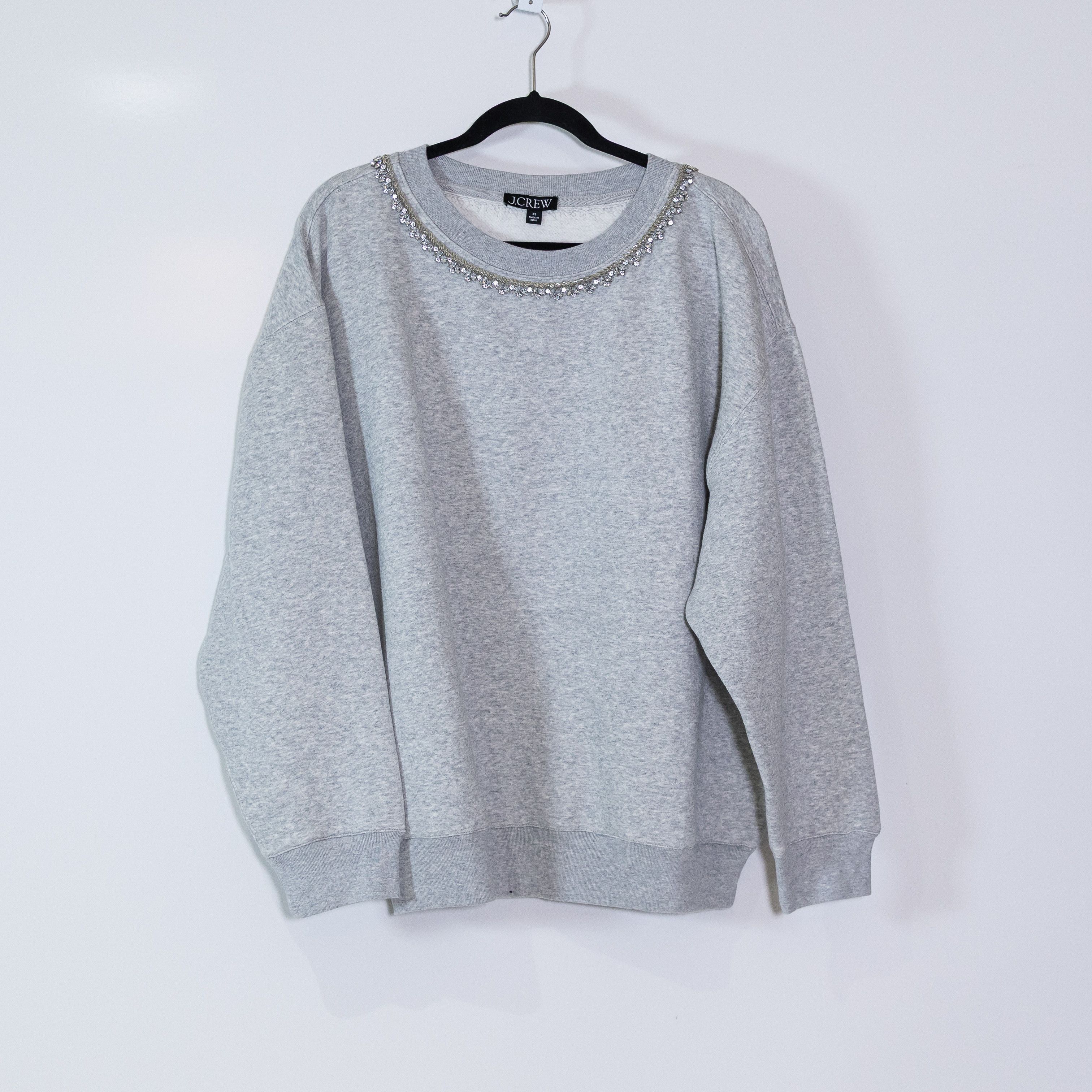 J.Crew NEW J. Crew Heritage Fleece Crystal Jewel Size XL / US 12-14 / IT 48-50 - 1 Thumbnail