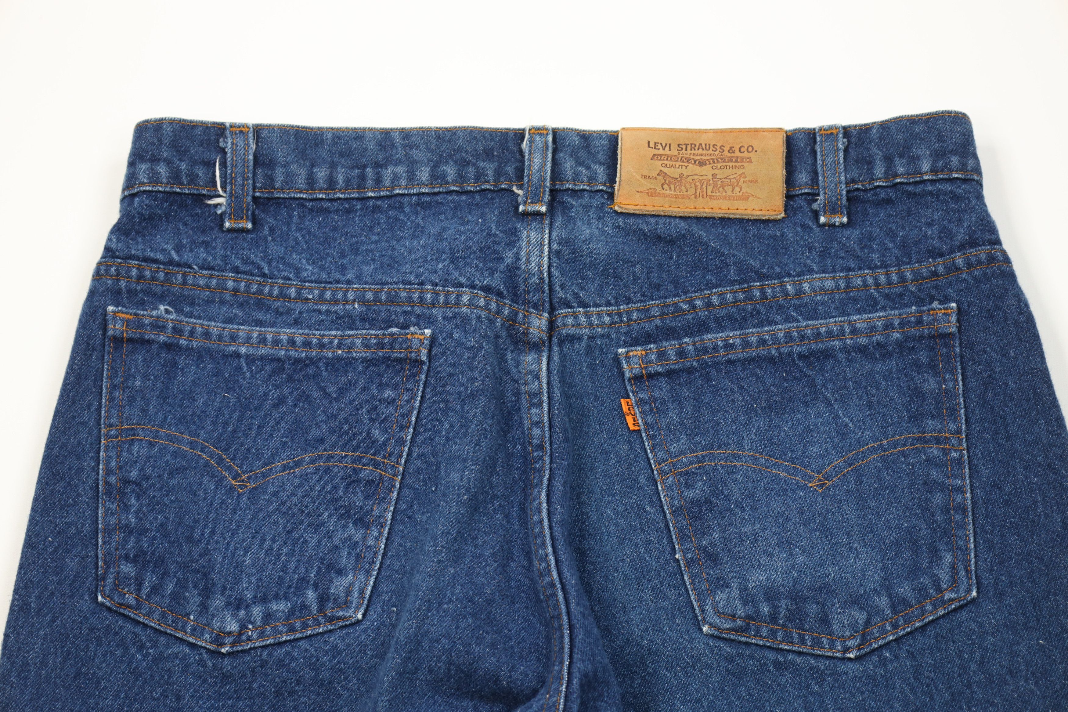 Levi's Vintage 80s Levis 509 Orange Tab Straight Leg Denim Jeans Size US 34 / EU 50 - 11 Thumbnail