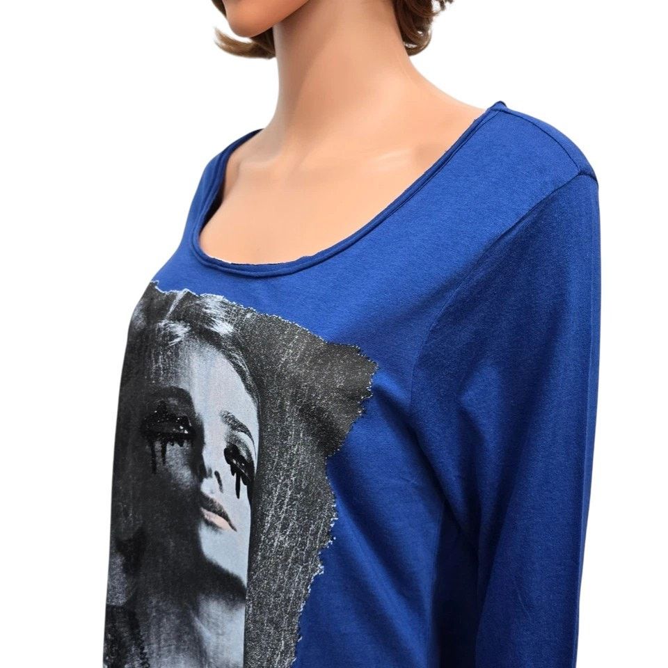 Other NWT Loop 18 Blue Graphic Tee 3/4 sleeve - Size 9/11 M Goth Size M / US 6-8 / IT 42-44 - 7 Thumbnail