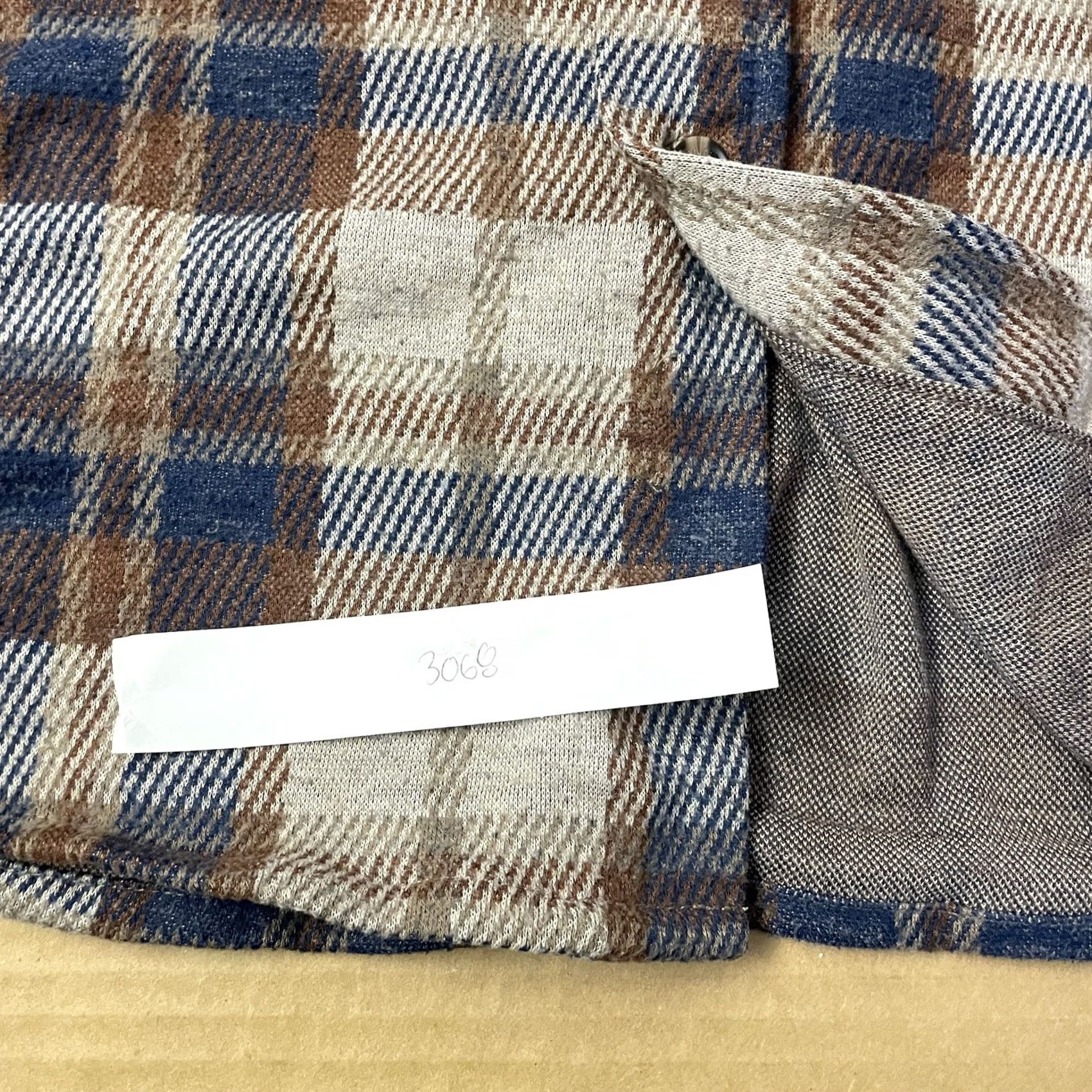 Chaps Chaps Ralph Lauren Long Sleeve Button-Down Shirt Adult Large Plaid Brown Mens Size US L / EU 52-54 / 3 - 7 Thumbnail