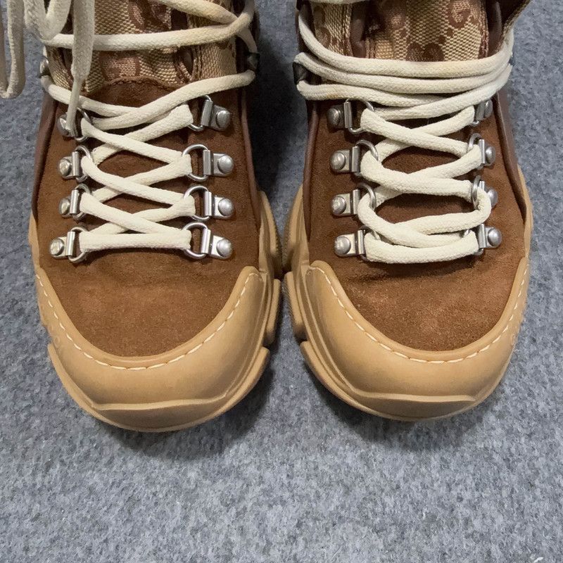 Gucci Gucci Wmns Flashtrek Brick Red Beige Boots Size US 6.5 / EU 39-40 - 6 Thumbnail