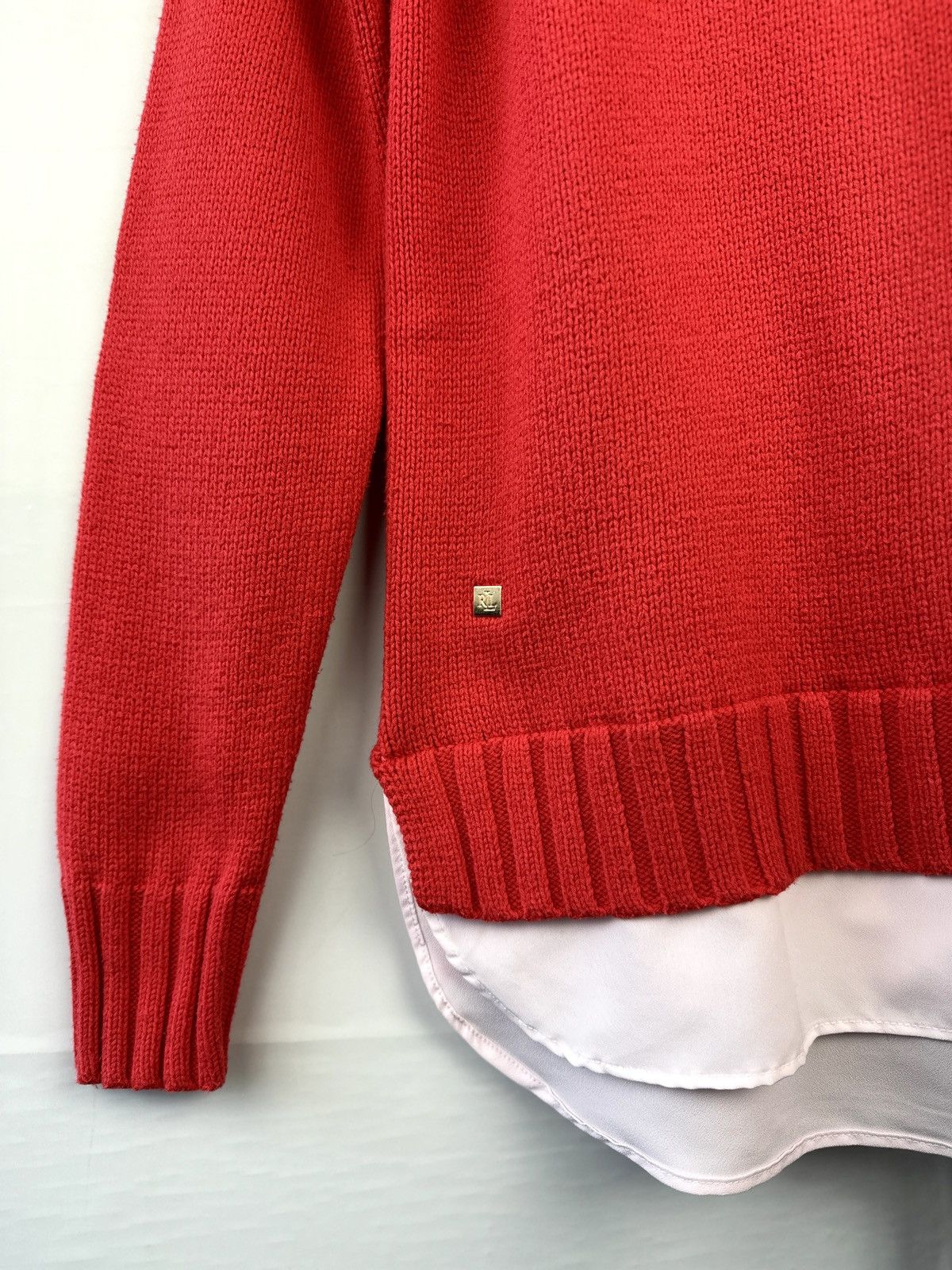 Polo Ralph Lauren × RRL Ralph Lauren Women’s Knitt Sweater Polo Ralph Lauren Red Size: S Size S / US 4 / IT 40 - 3 Thumbnail