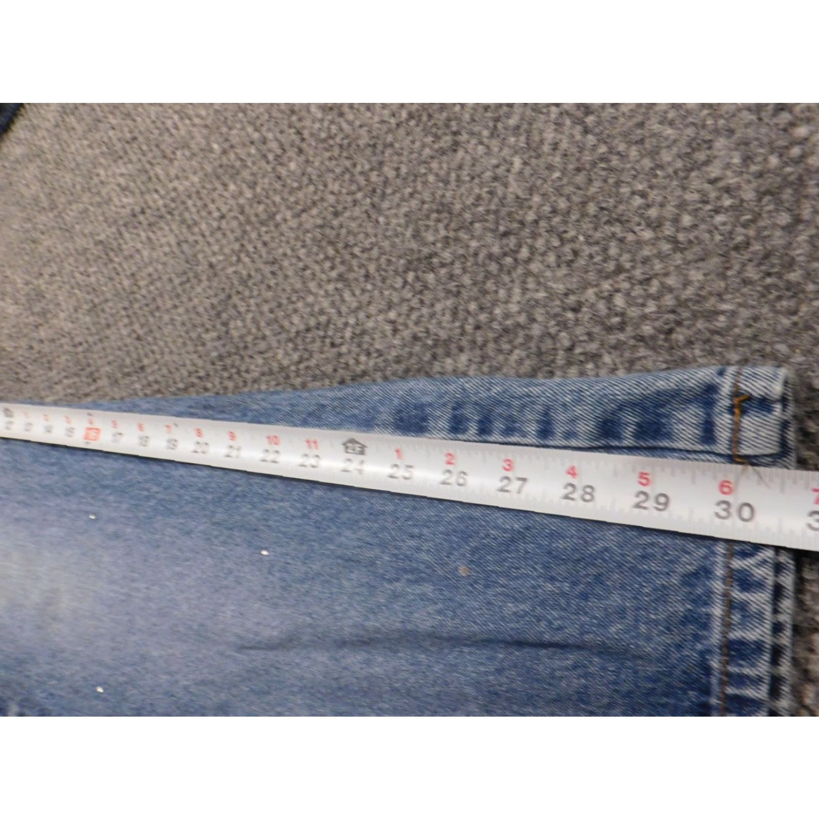 Bill Blass Bill Blass Jeans Women's 8 Blue Light Straight Denim Relaxed Mid Rise 30in Inseam Pockets Zip Size 30" / US 8 / IT 44 - 7 Thumbnail