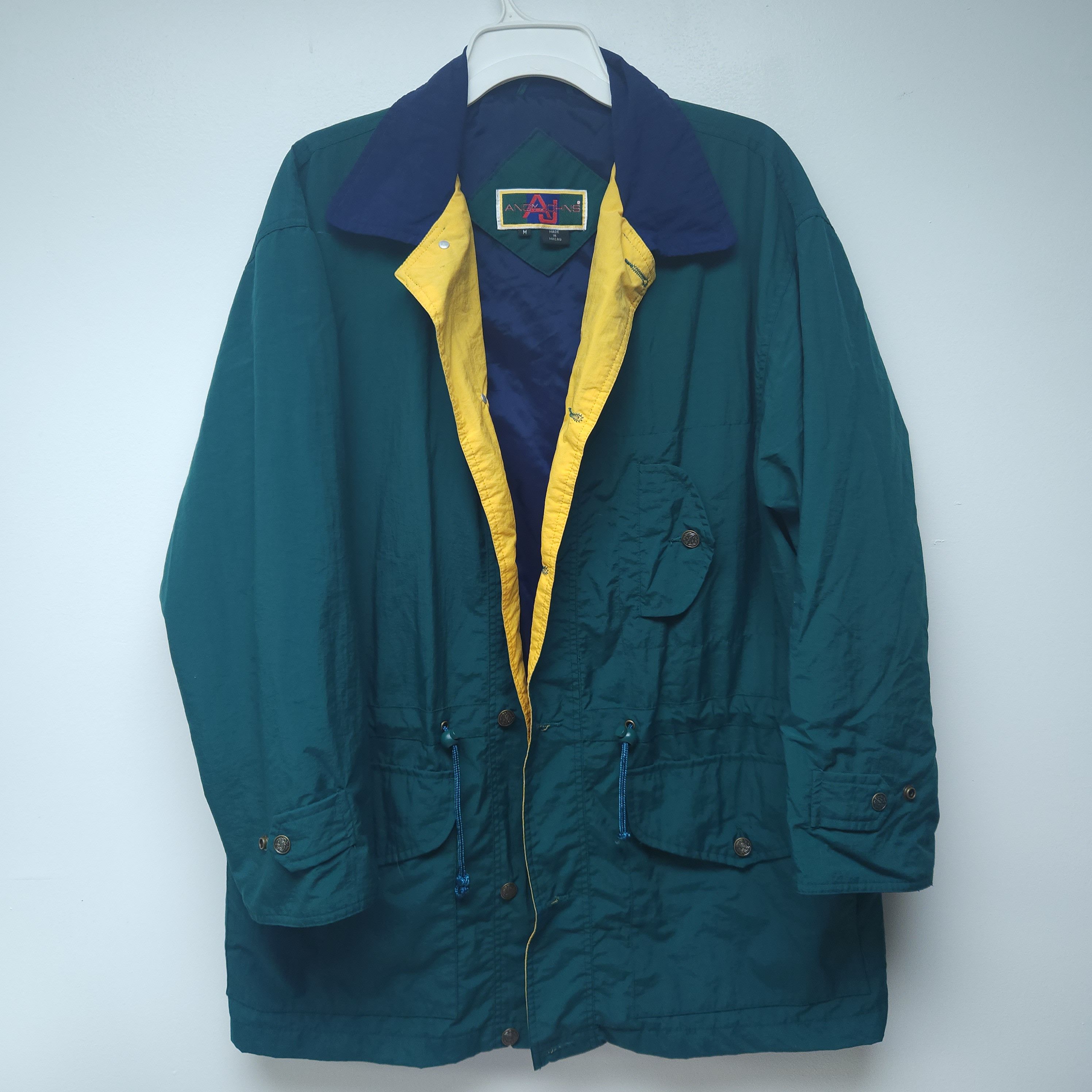Vintage Andy Johns Full-Zip Up Windbreaker Jacket Size US M / EU 48-50 / 2 - 1 Thumbnail