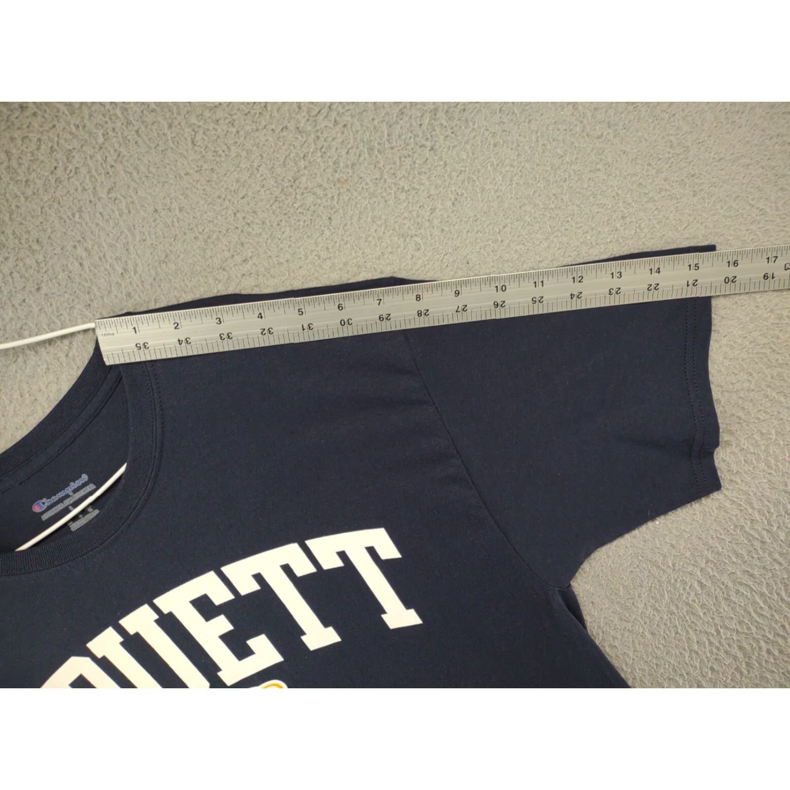Champion Champion Truett McConnell University Men's Short Sleeve T Shirt L Blue Cotton Vintage No Size US L / EU 52-54 / 3 - 7 Thumbnail