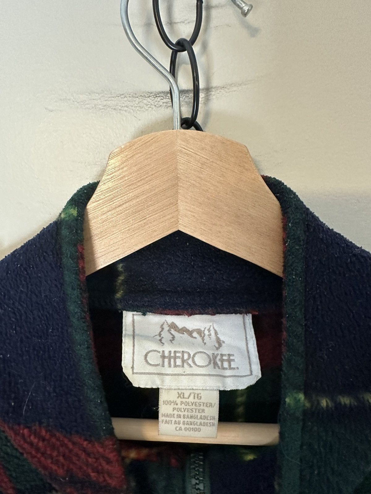 Cherokee × Vintage Vintage Cherokee Plaid 1/4 Zip-up Fleece Size XL Size US XL / EU 56 / 4 - 3 Thumbnail