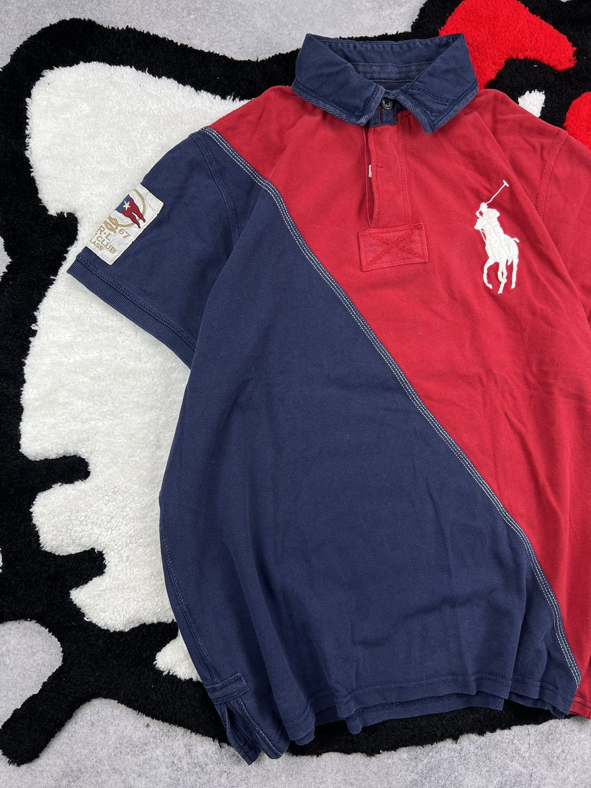 Ralph Lauren Vintage Polo Ralph Lauren Yacht Club Chief Keef Style Polo Size US L / EU 52-54 / 3 - 2 Thumbnail