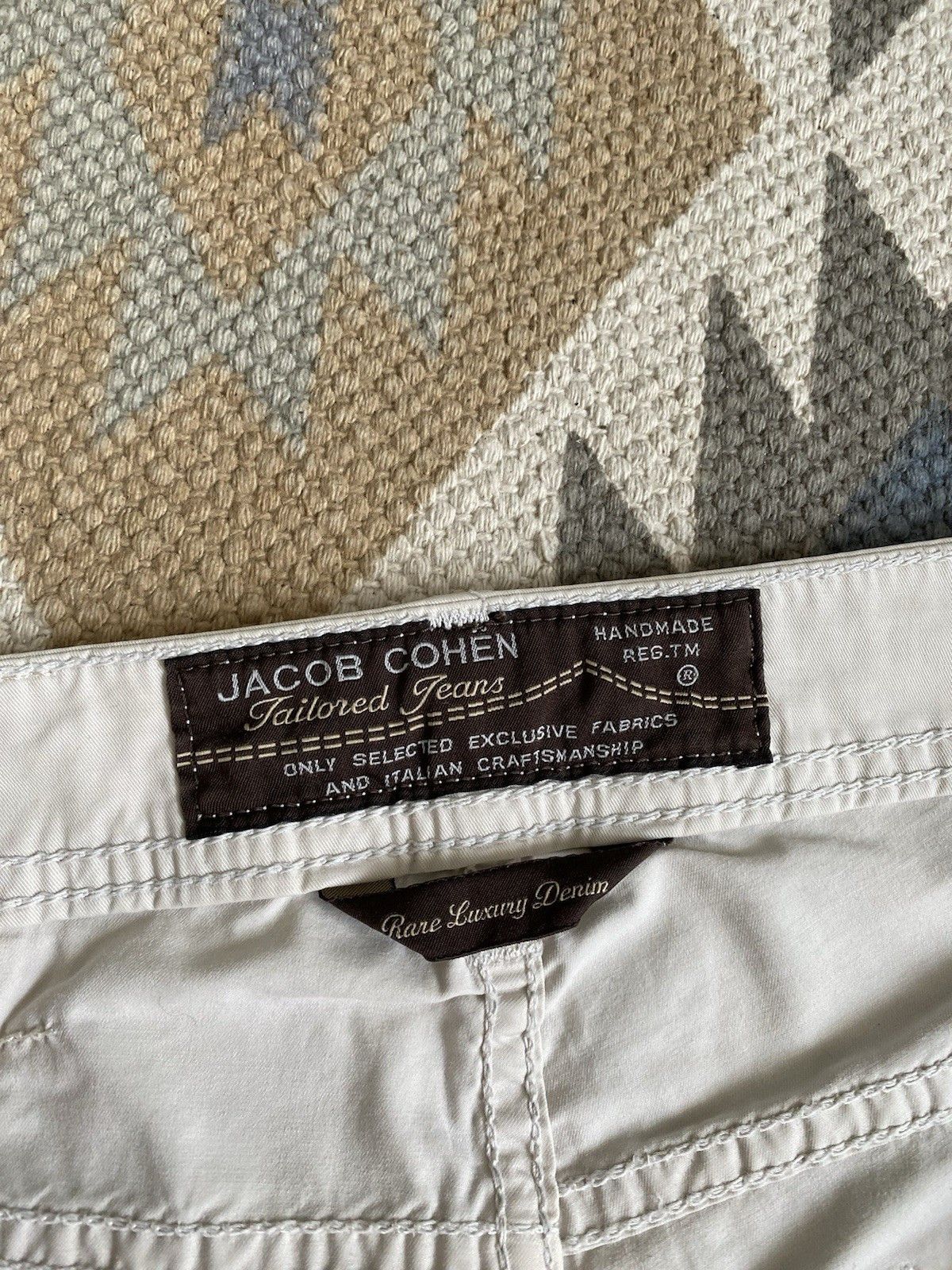 Jacob Cohen Jacob Cohen Cotton Beige Casual Chino Pants Size US 34 / EU 50 - 14 Thumbnail
