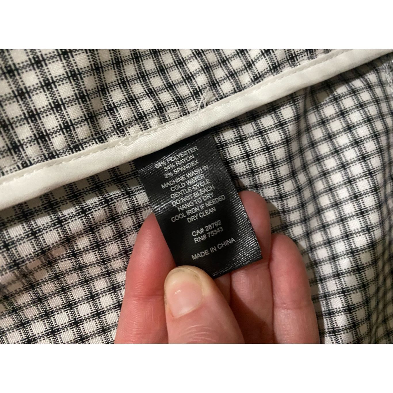 Rachel Zoe Rachel Zoe Blazer Black White Check Open Ruched Pockets Care Size M / US 6-8 / IT 42-44 - 3 Thumbnail