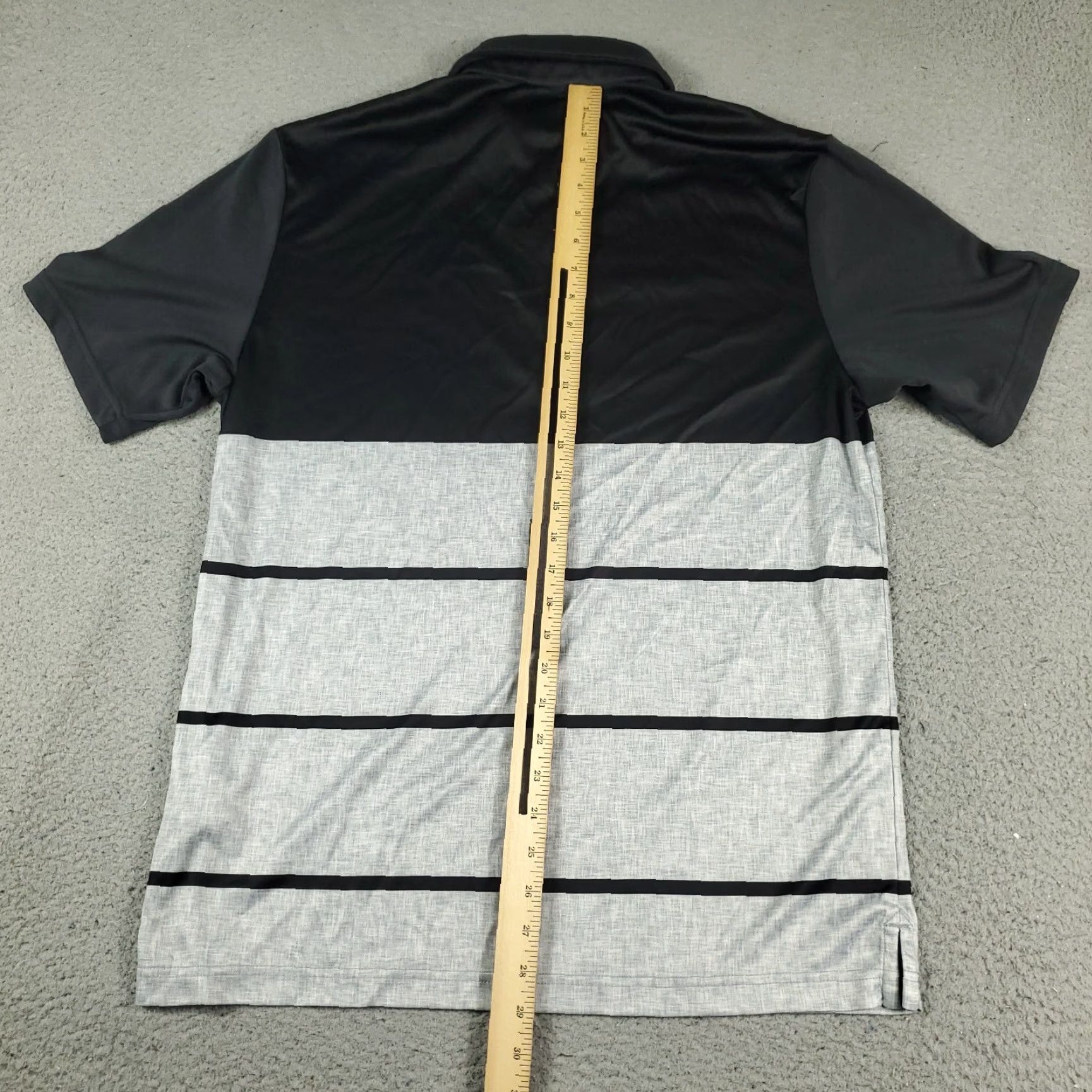 Vintage Greg Norman Polo Shirt Mens Size Large Black Gray Golf Casual Short Sleeve Size US L / EU 52-54 / 3 - 3 Thumbnail