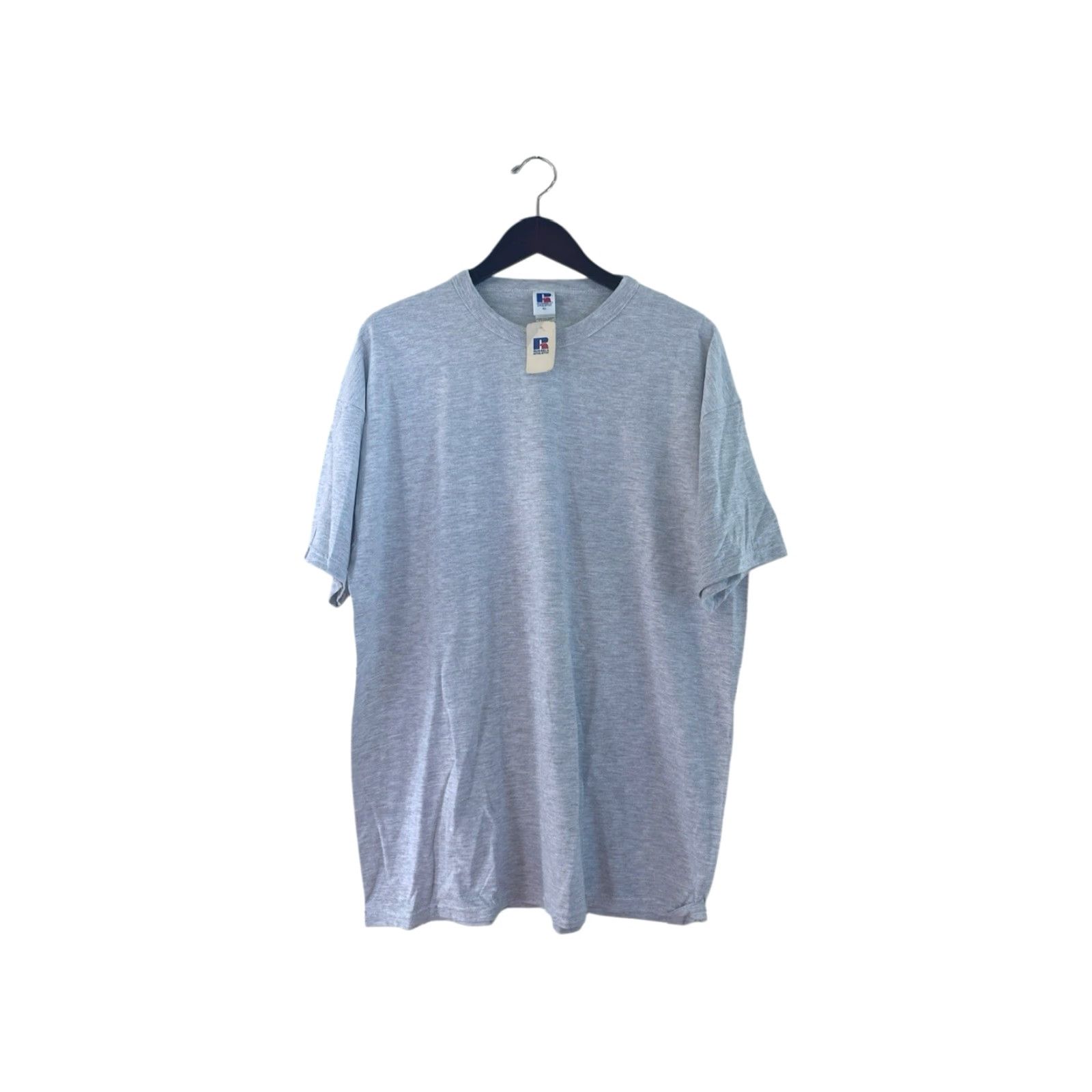 Russell Athletic VINTAGE Russell Athletic Crewneck T-Shirt Mens XL Deadstock NWT 90s Gray Cotton Blend 90s For the Long Run Mens Regular XL Shirt Size US XL / EU 56 / 4 - 6 Thumbnail
