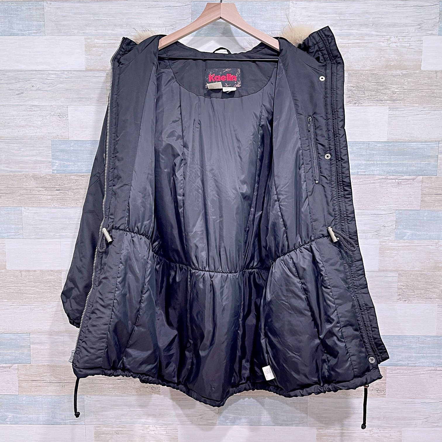 Vintage Kaelin Vintage 90s Long Ski Jacket Black Womens 12 Size XL / US 12-14 / IT 48-50 - 3 Thumbnail