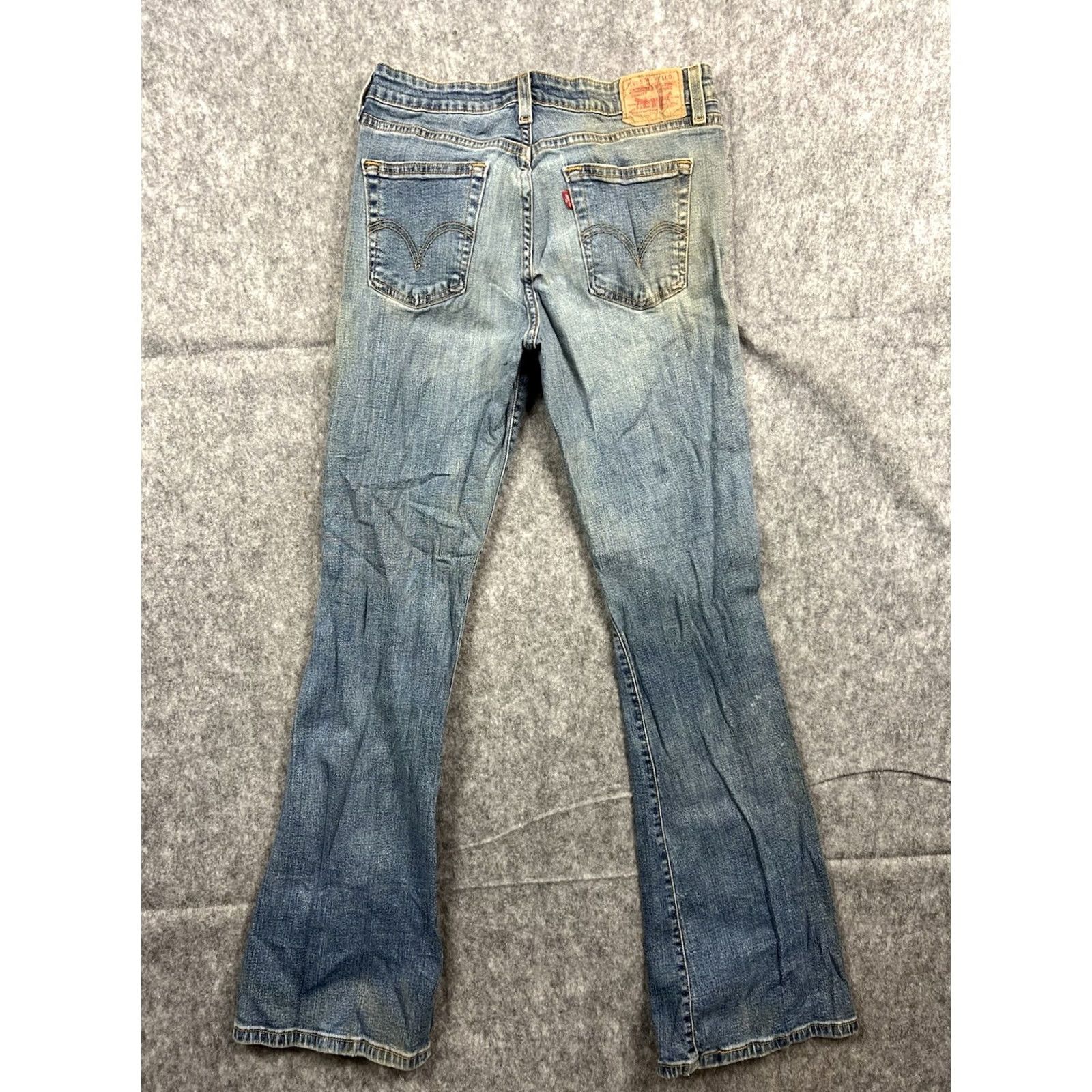 Levi's VINTAGE Levi’s 519 Jeans Women Regular Bootcut Low Flare 29in 28 Waist Light Blue Denim Size 7 Juniors Size 28" / US 6 / IT 42 - 4 Thumbnail