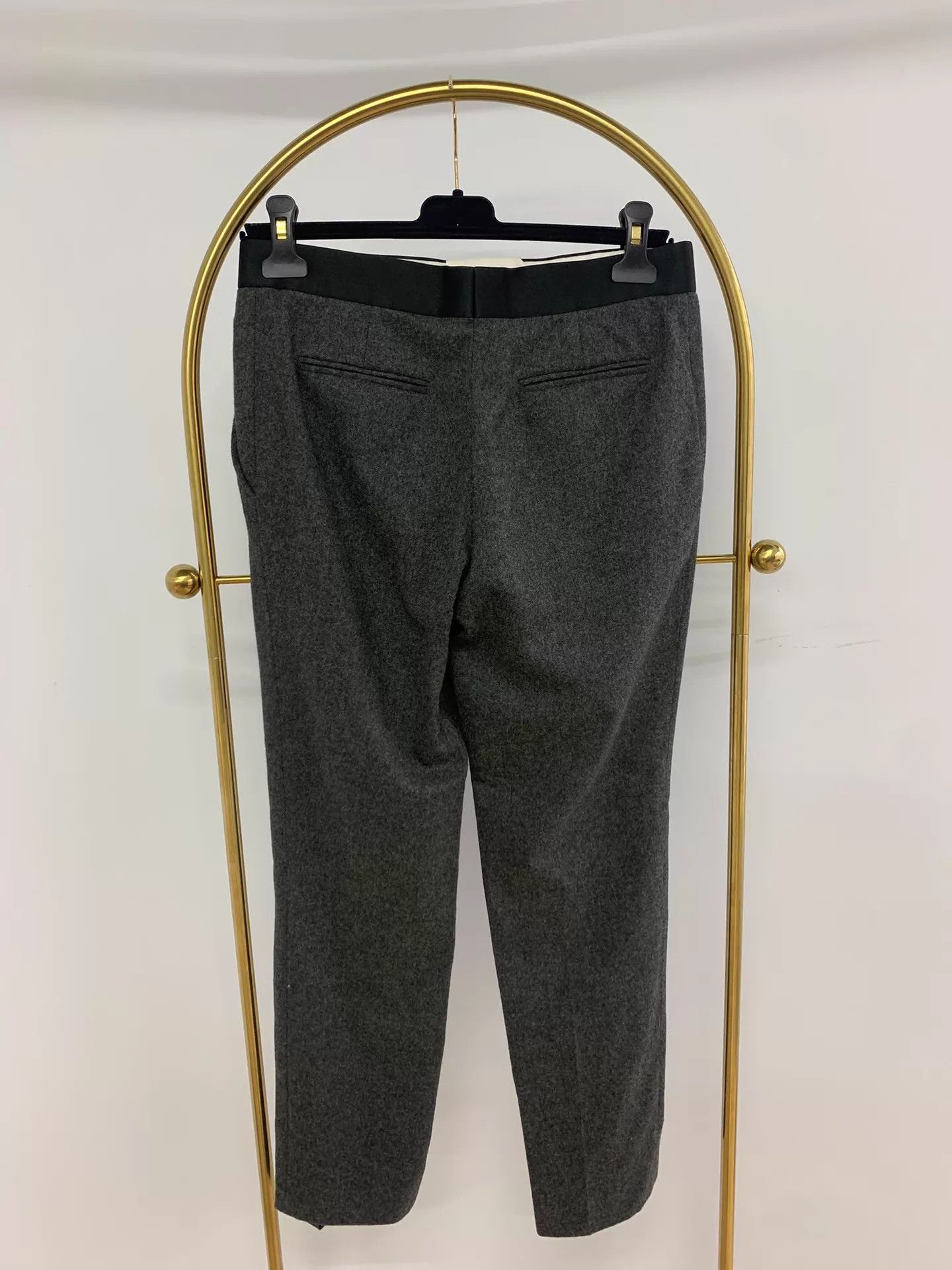 Celine Celine Gray Wool Pants Size 34 New Size 24" / US 00 / IT 34 - 3 Thumbnail