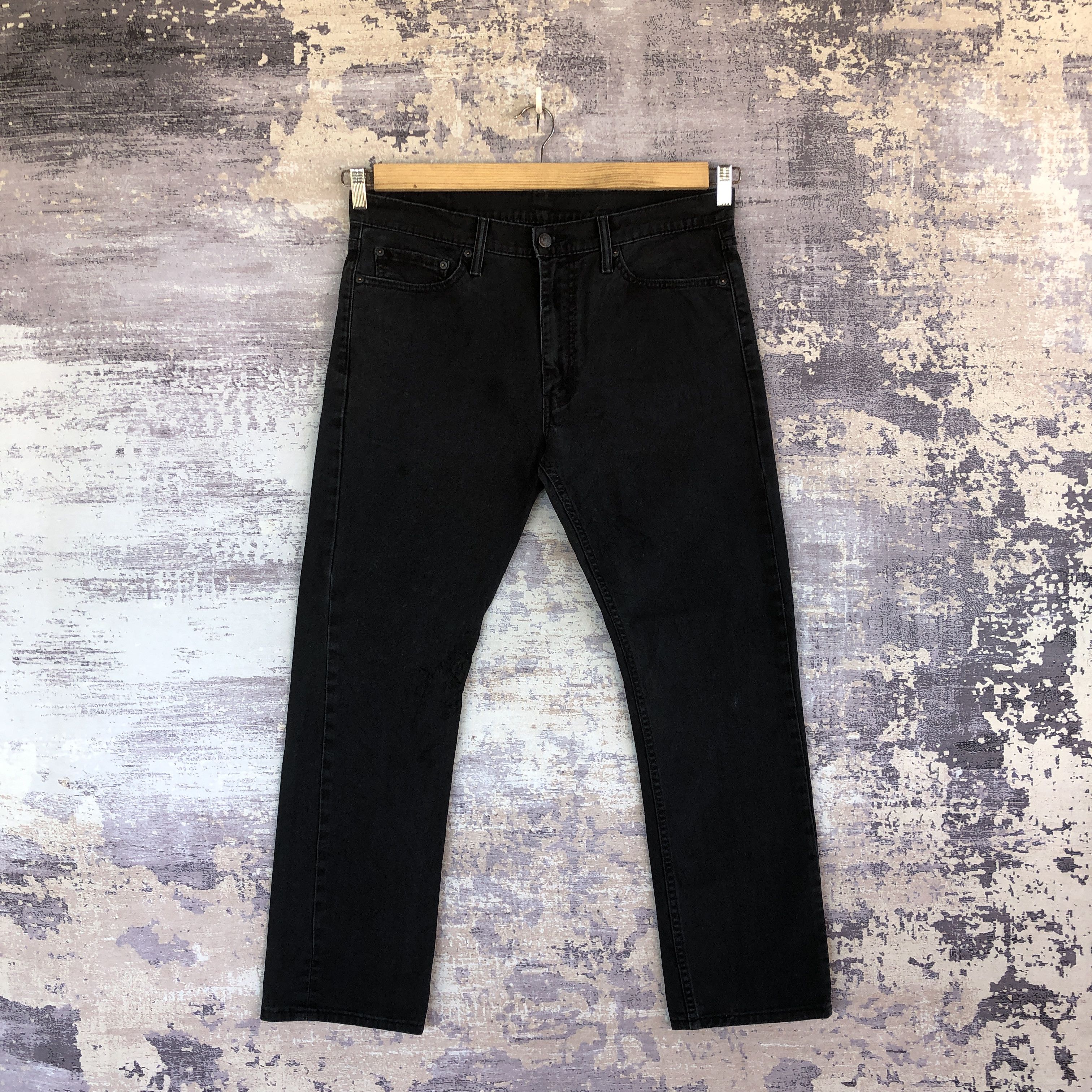Levi's Vintage Levis 513 Faded Black Jeans Levis Slim Skinny Denim Size US 36 / EU 52 - 1 Thumbnail