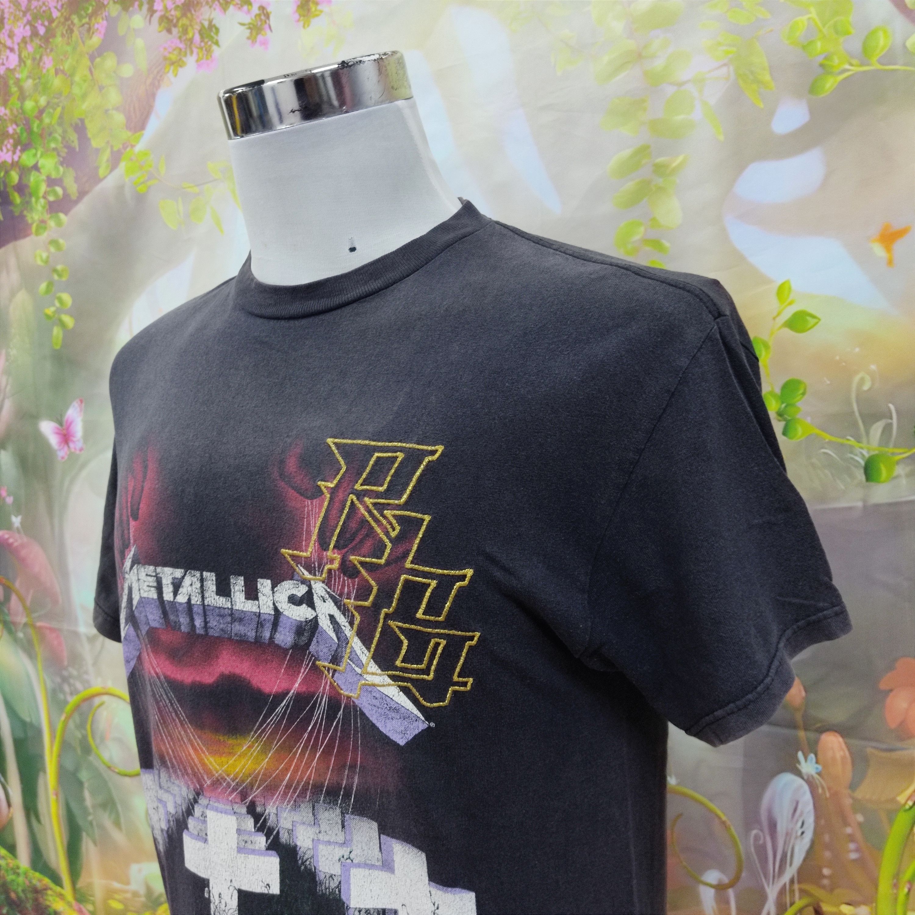 Band Tees × Metallica × Vintage Vtg 1994 METALLICA Master of Puppets Faded Distressed Tee Size US M / EU 48-50 / 2 - 3 Thumbnail