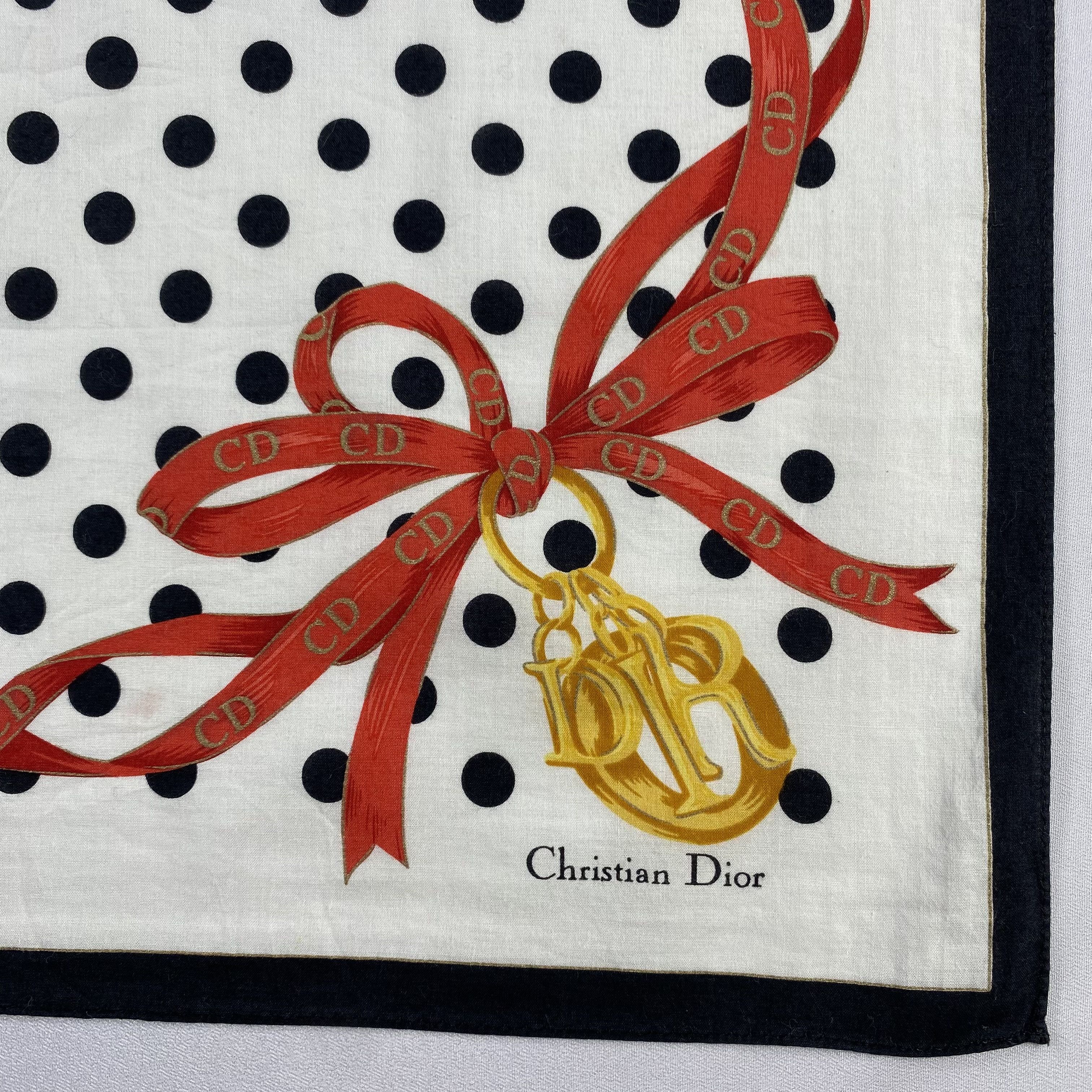 Vintage Christian Dior Monsieur Handkerchief / Neckerchief-P885 Size ONE SIZE - 3 Thumbnail