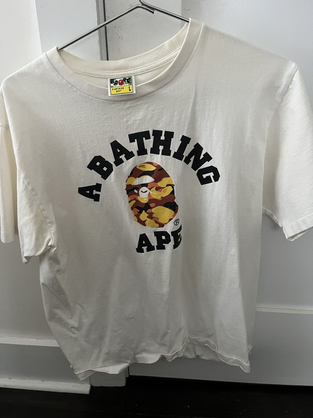 Bape Bape Orange Camo Size US L / EU 52-54 / 3 - 1 Thumbnail