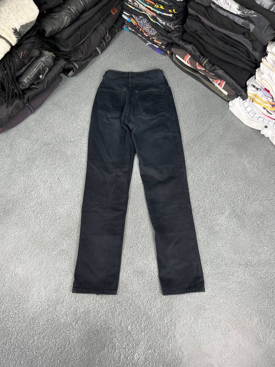 Versace Versace Jeans Couture Vintage Denim Black 90's Pants Size 28" / US 6 / IT 42 - 2 Thumbnail