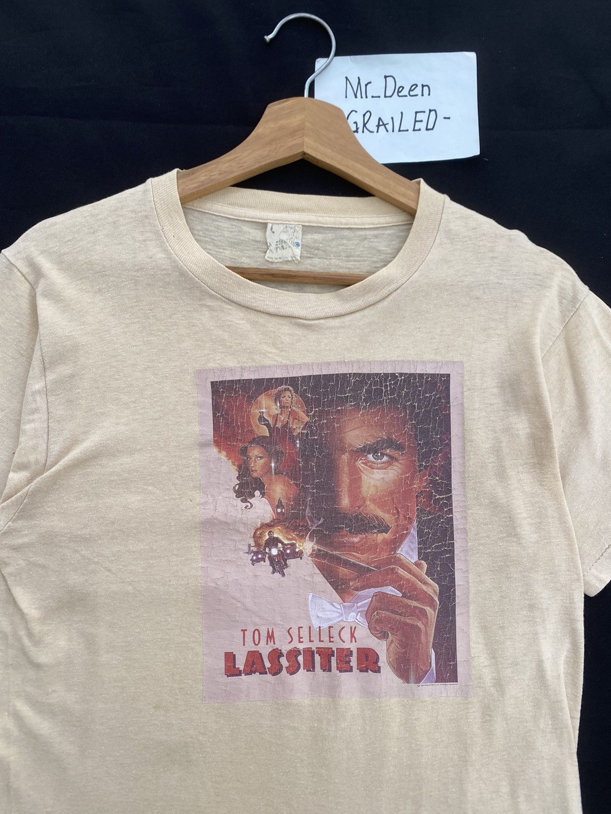 Vintage Vtg 80s Tom Selleck Lassiter “The Magnificent Thief “ Tee Size US S / EU 44-46 / 1 - 6 Thumbnail