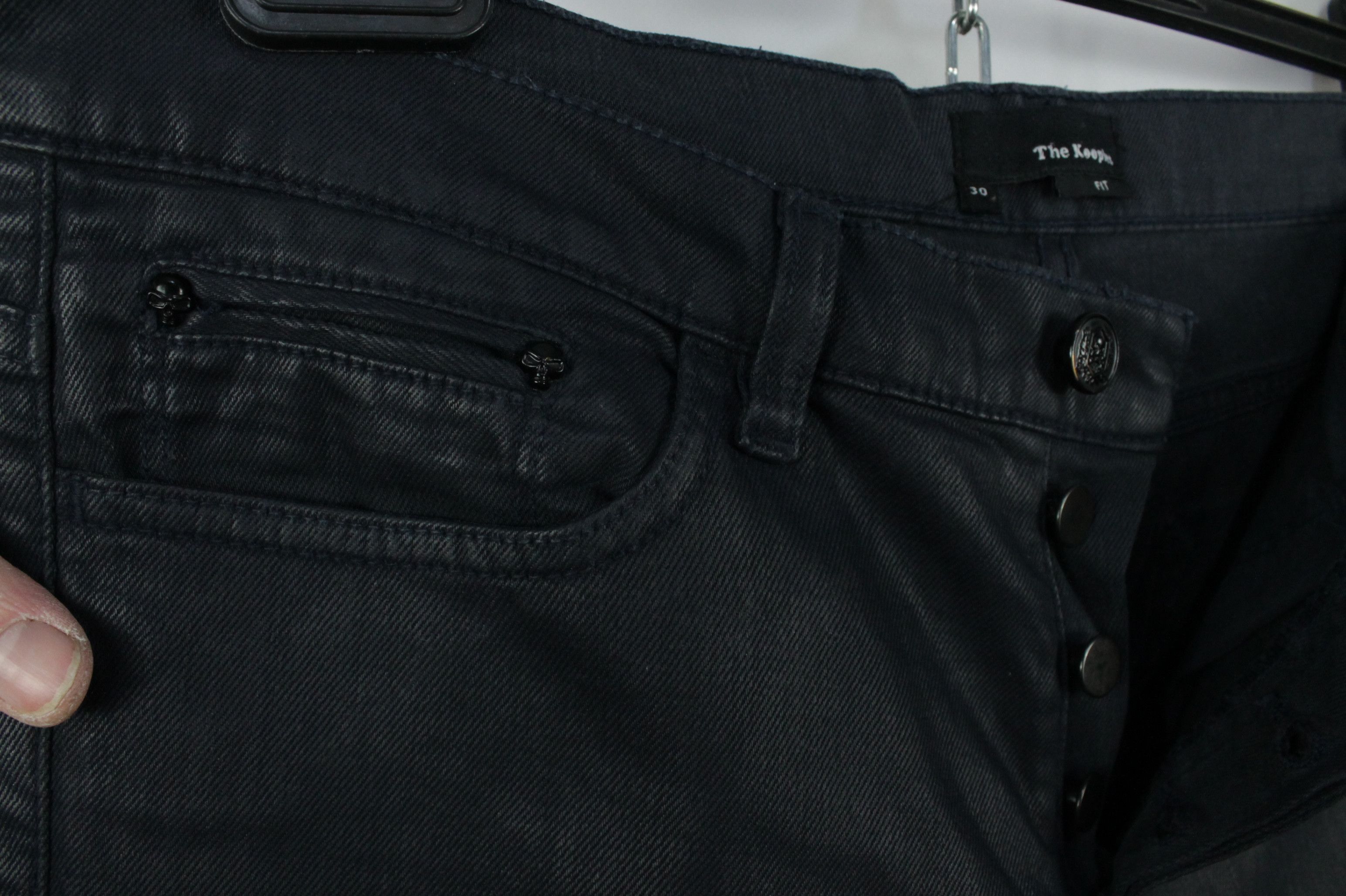 The Kooples The Kooples Navy Blue Coated Slim Fit Women's Jeans Size 30" / US 8 / IT 44 - 5 Thumbnail