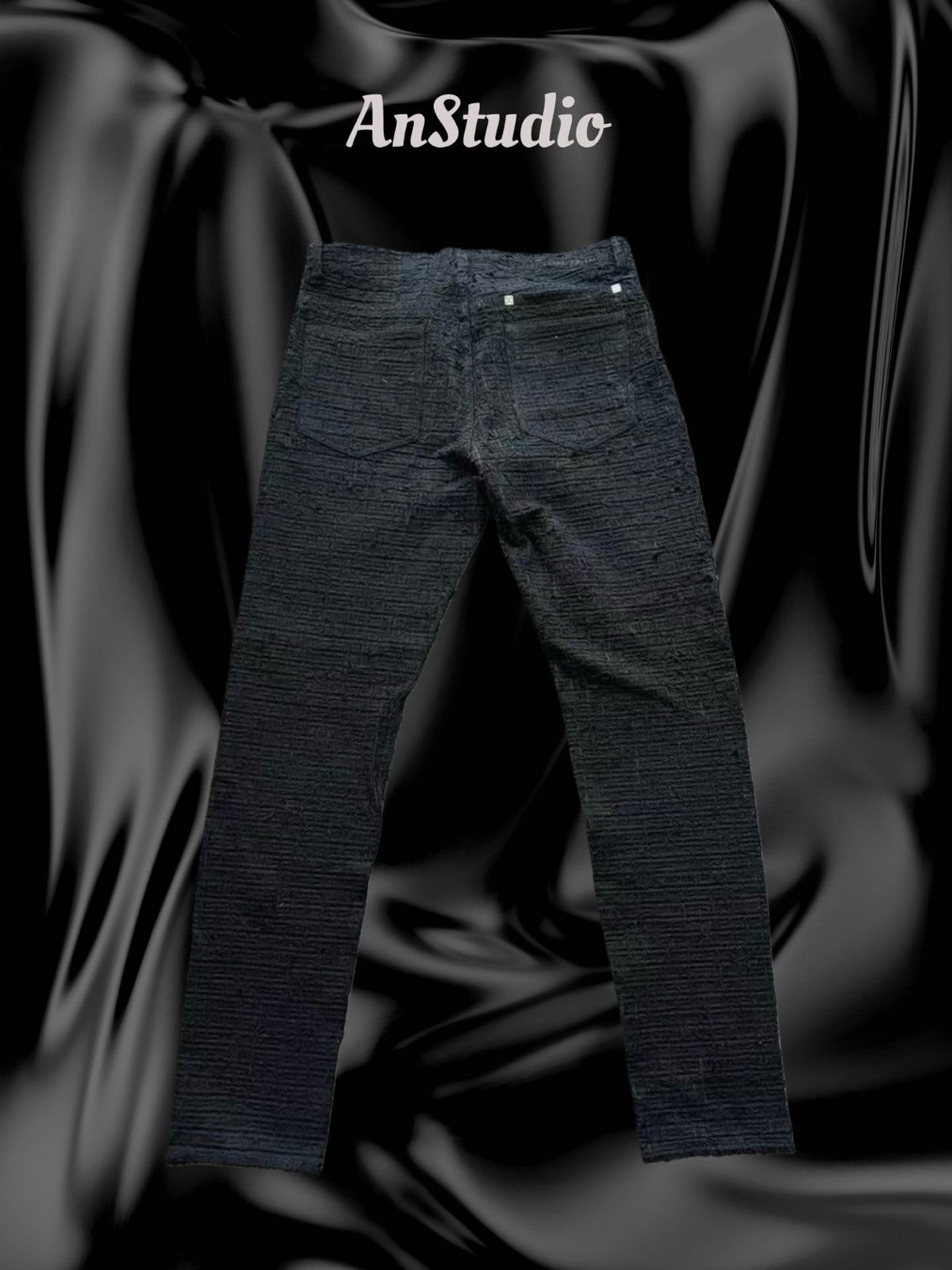 Givenchy Givenchy MMW 4G Destroyed Boro Denim Jeans Size US 33 - 2 Thumbnail