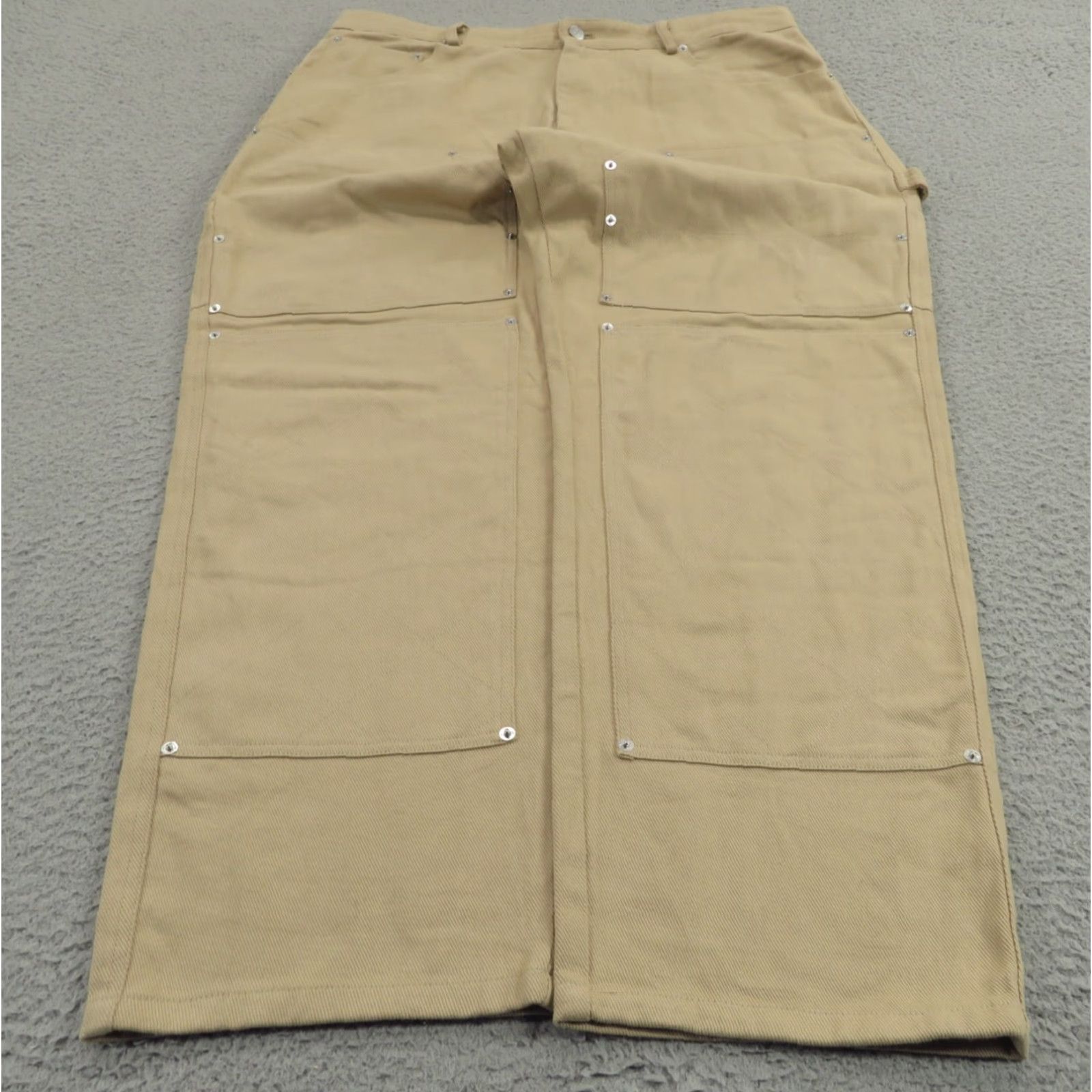 Doublet VINTAGE Sum Won Baggy Pants Men XL Carpenter Khaki Wide-Leg 38x30 Jeans? Size US 36 / EU 52 - 5 Thumbnail