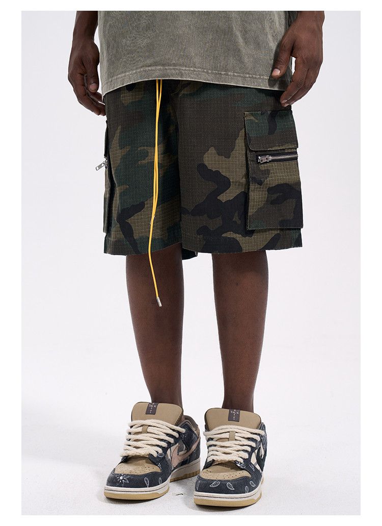 Japanese Brand × Vintage Denim Shorts Large Pocket Camouflage Workwear Size US 31 - 2 Thumbnail