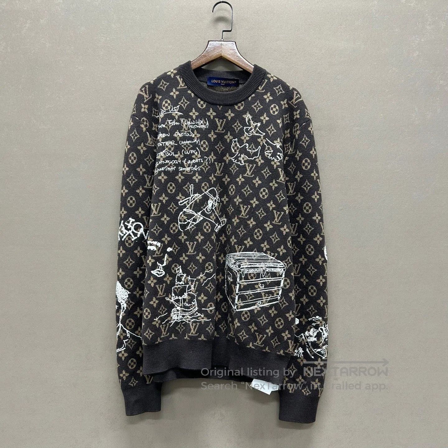 Louis Vuitton Louis Vuitton Monogram Graffiti Knit Sweater. Size US S / EU 44-46 / 1 - 1 Thumbnail