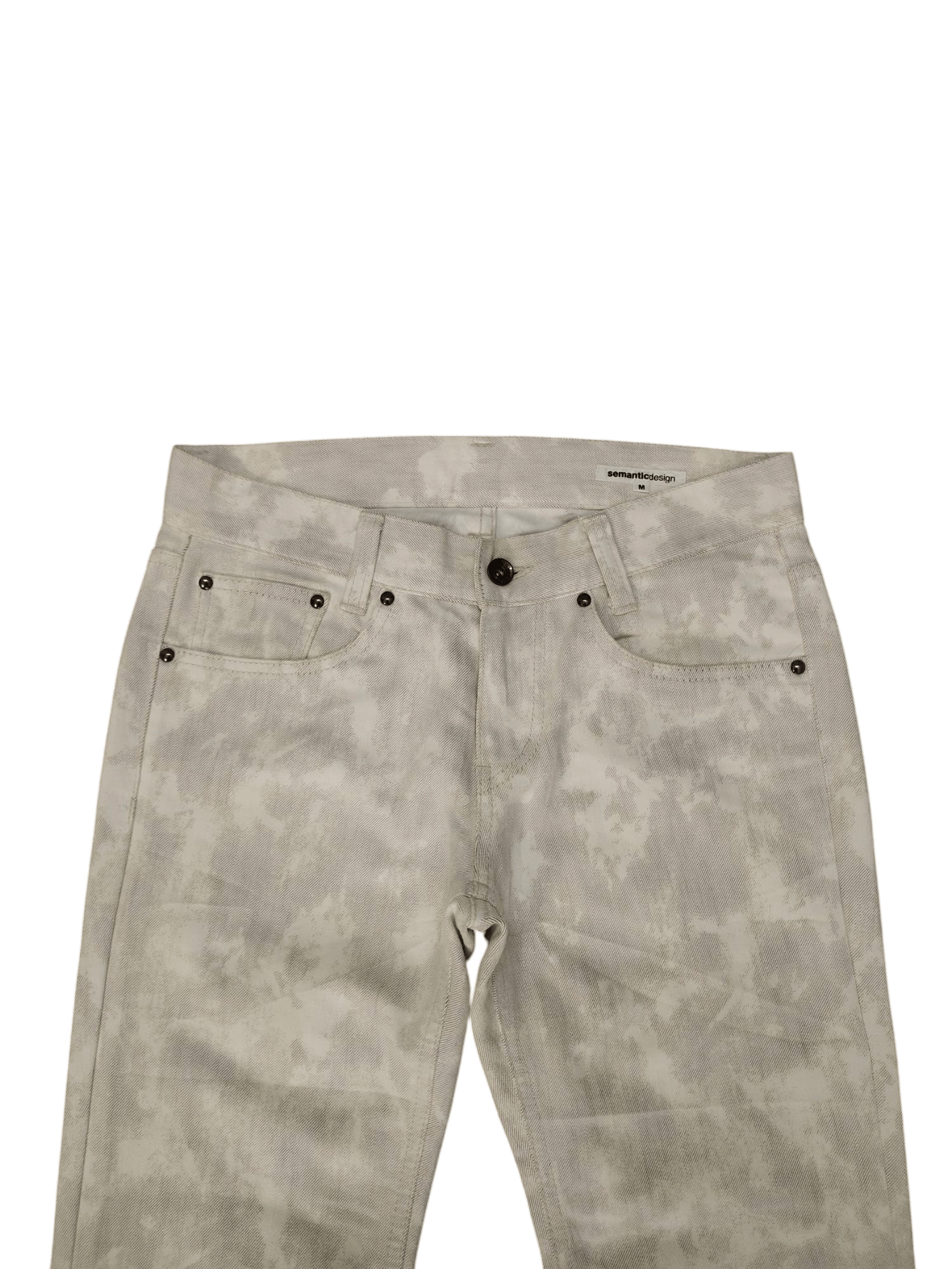 semanticdesign Flare Jeans Semantic Design Snow Camo Denim Bootcut Y2k Lgb Size US 30 / EU 46 - 5 Thumbnail