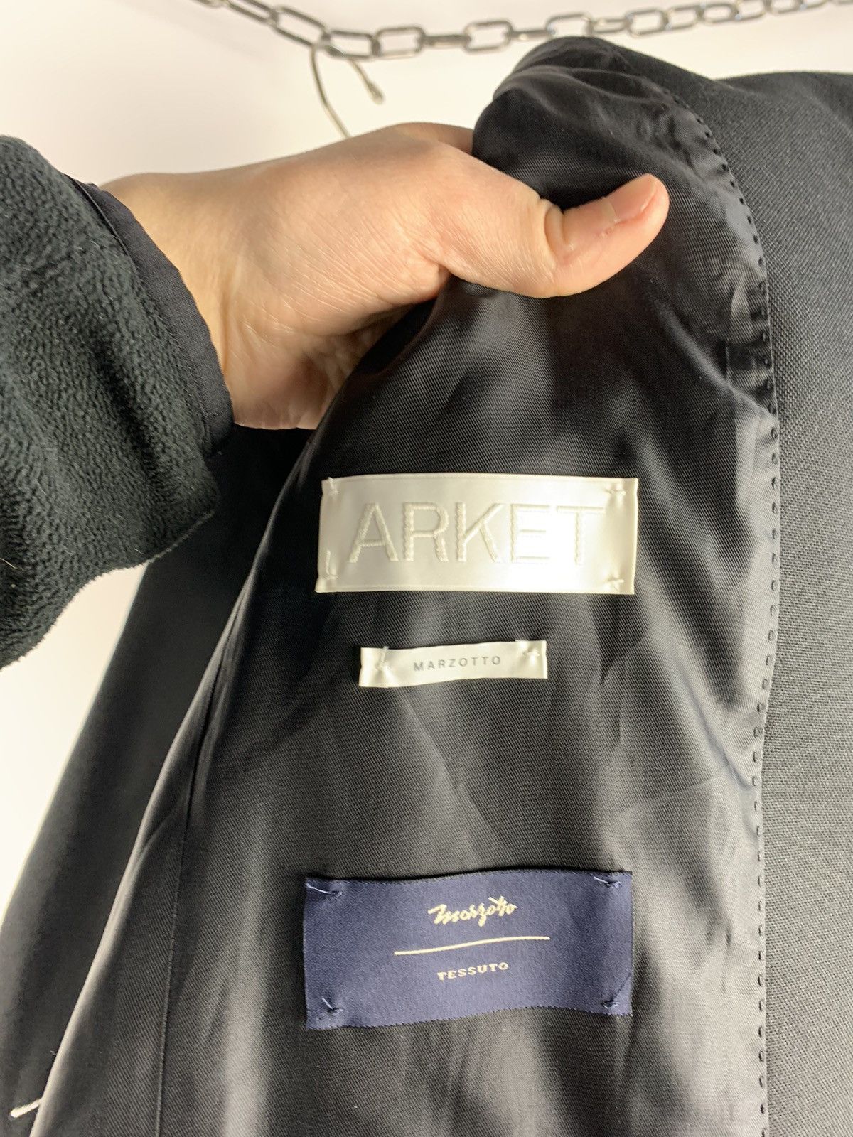 Arket Arket Blazer Men’s EU 34 Wool Single-Breasted Notch-Lapel Size 34S - 13 Thumbnail