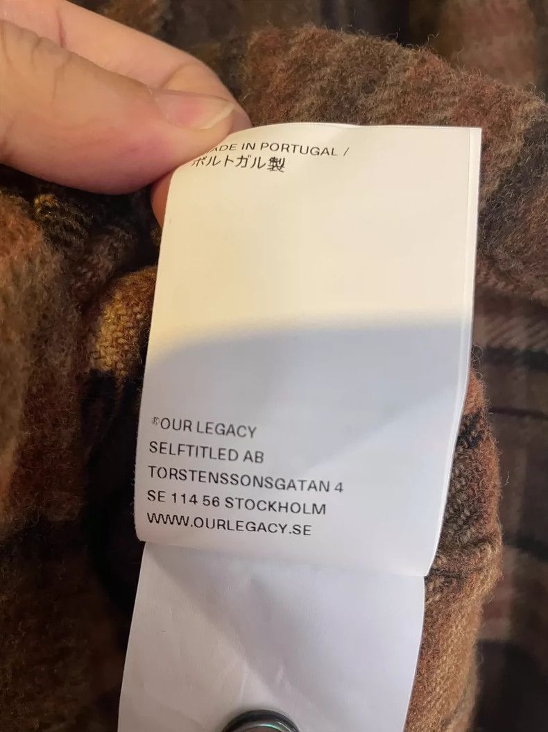Our Legacy Our LegacyPlaid tweed coat Size US S / EU 44-46 / 1 - 6 Thumbnail
