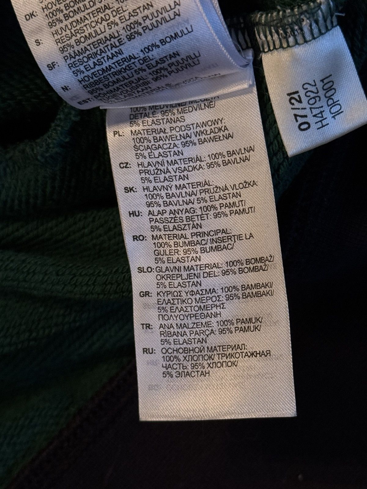 Adidas × Kith Kith x Adidas tartan checkered sweatshirt RARE Size US L / EU 52-54 / 3 - 11 Thumbnail