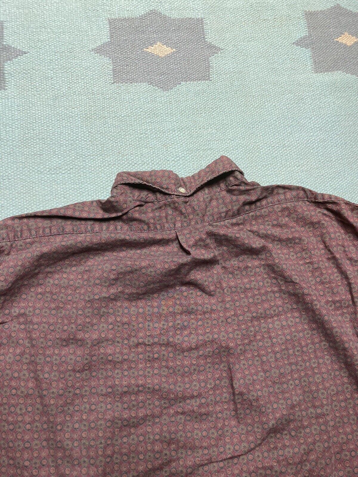Vintage VTG 1950s button shirt Richman brothers psychedelic large Size US L / EU 52-54 / 3 - 9 Thumbnail