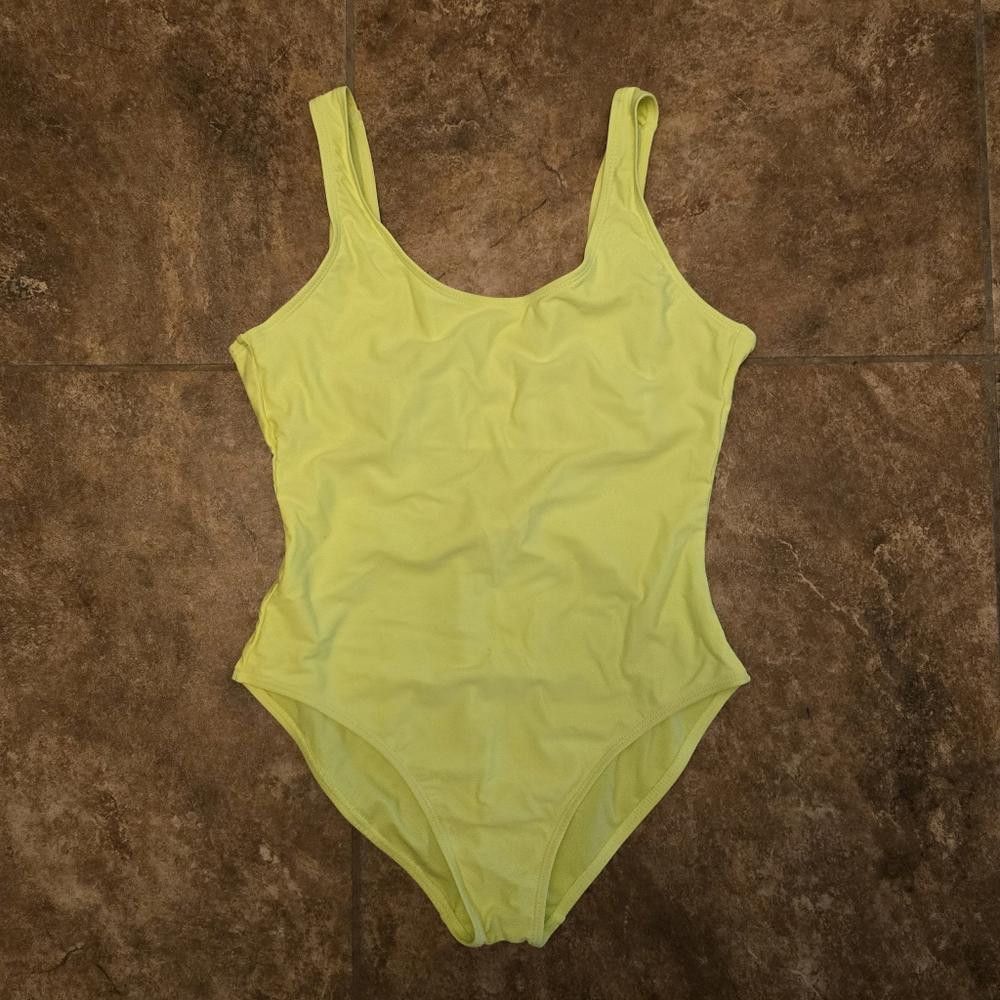 Designer Yellow Neon Baywatch NOBO Monokini Size ONE SIZE - 3 Thumbnail