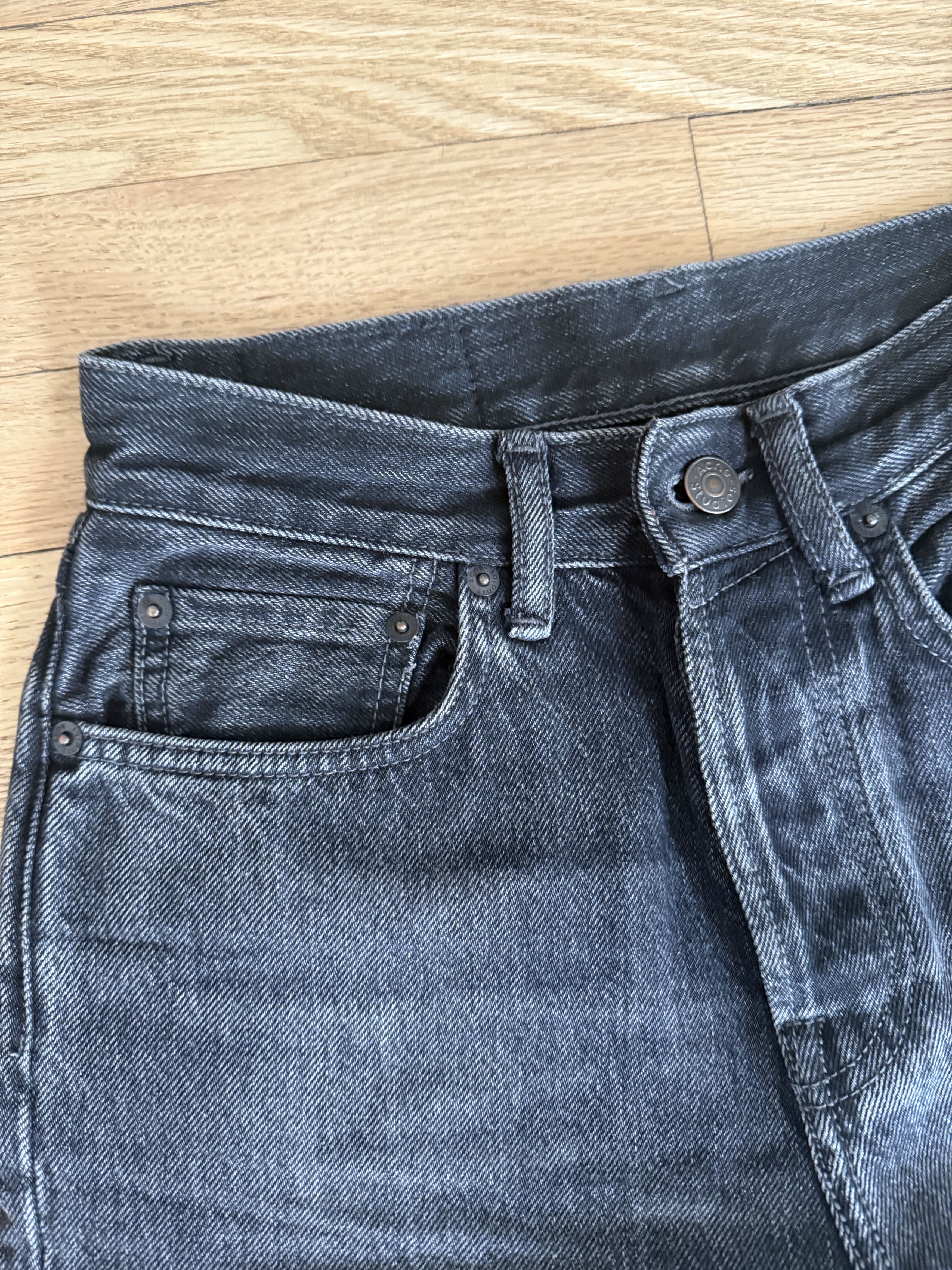 Acne Studios Black Acne Denim Size 23" - 4 Thumbnail