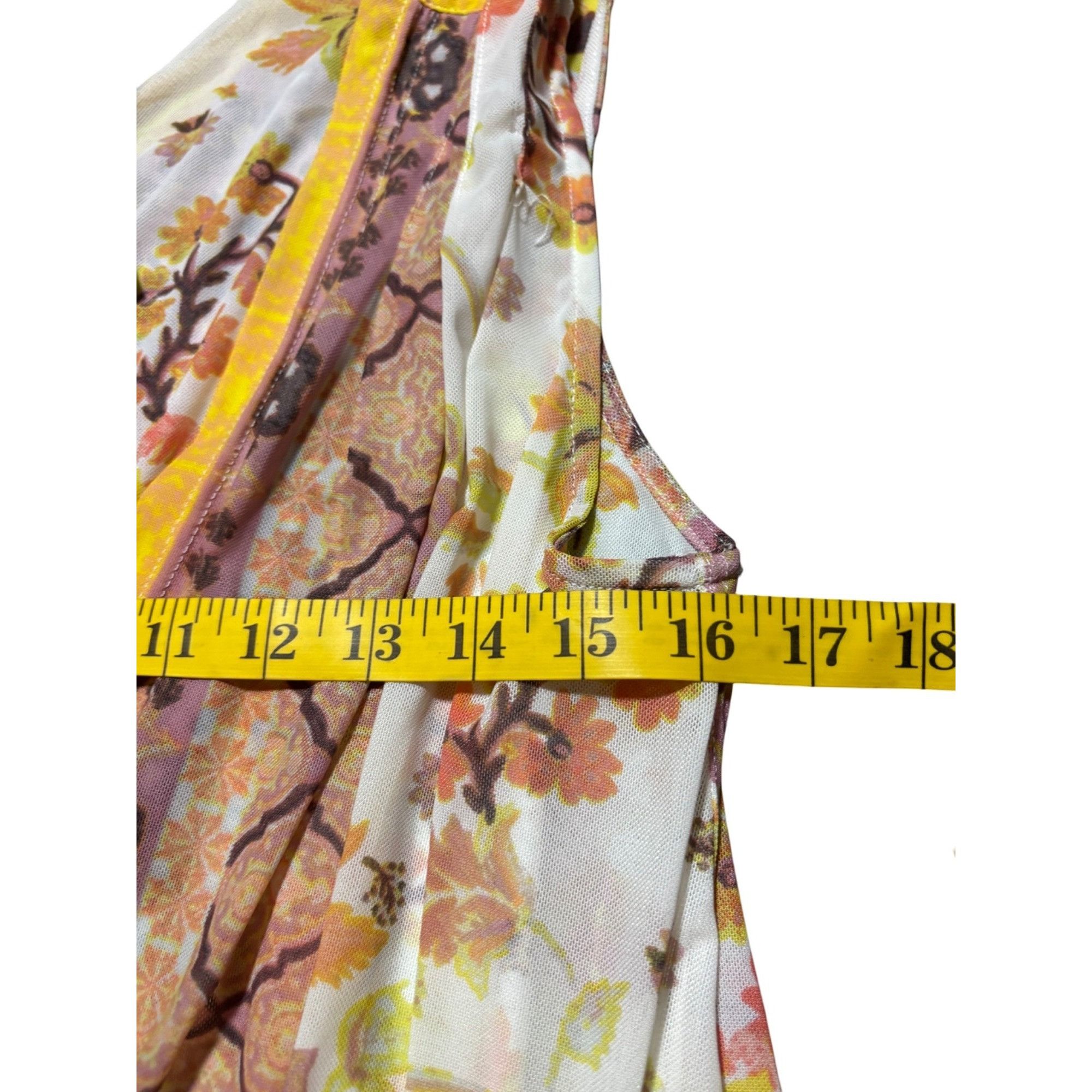 Free People Free People Women’s Drape Floral Top S – Boho Chic, Festival Size S / US 4 / IT 40 - 8 Thumbnail