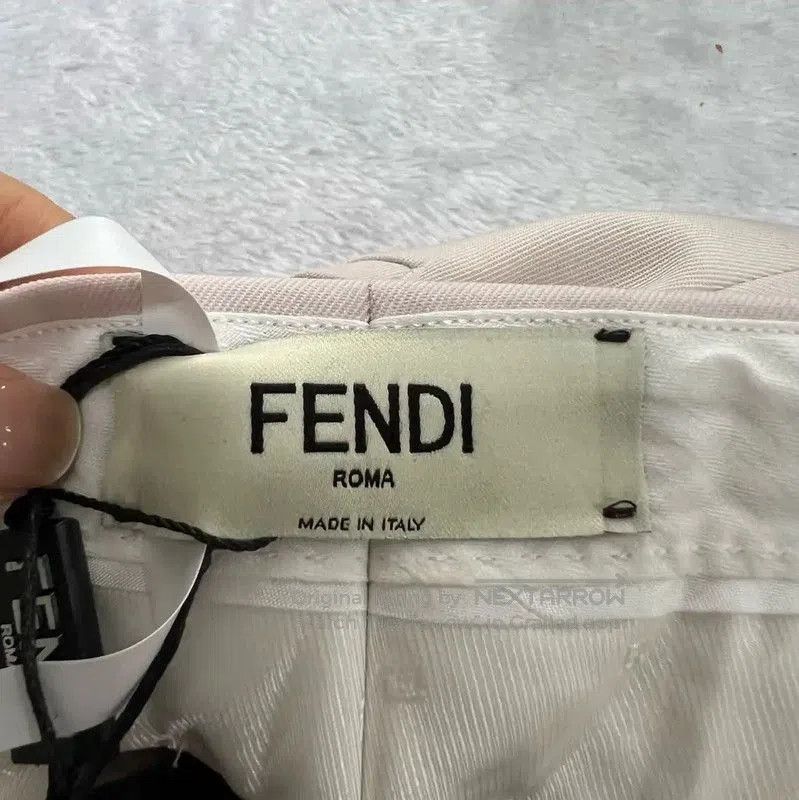 Fendi Fendi Summer Pink Cotton Casual Pants . Size 28" / US 6 / IT 42 - 4 Thumbnail
