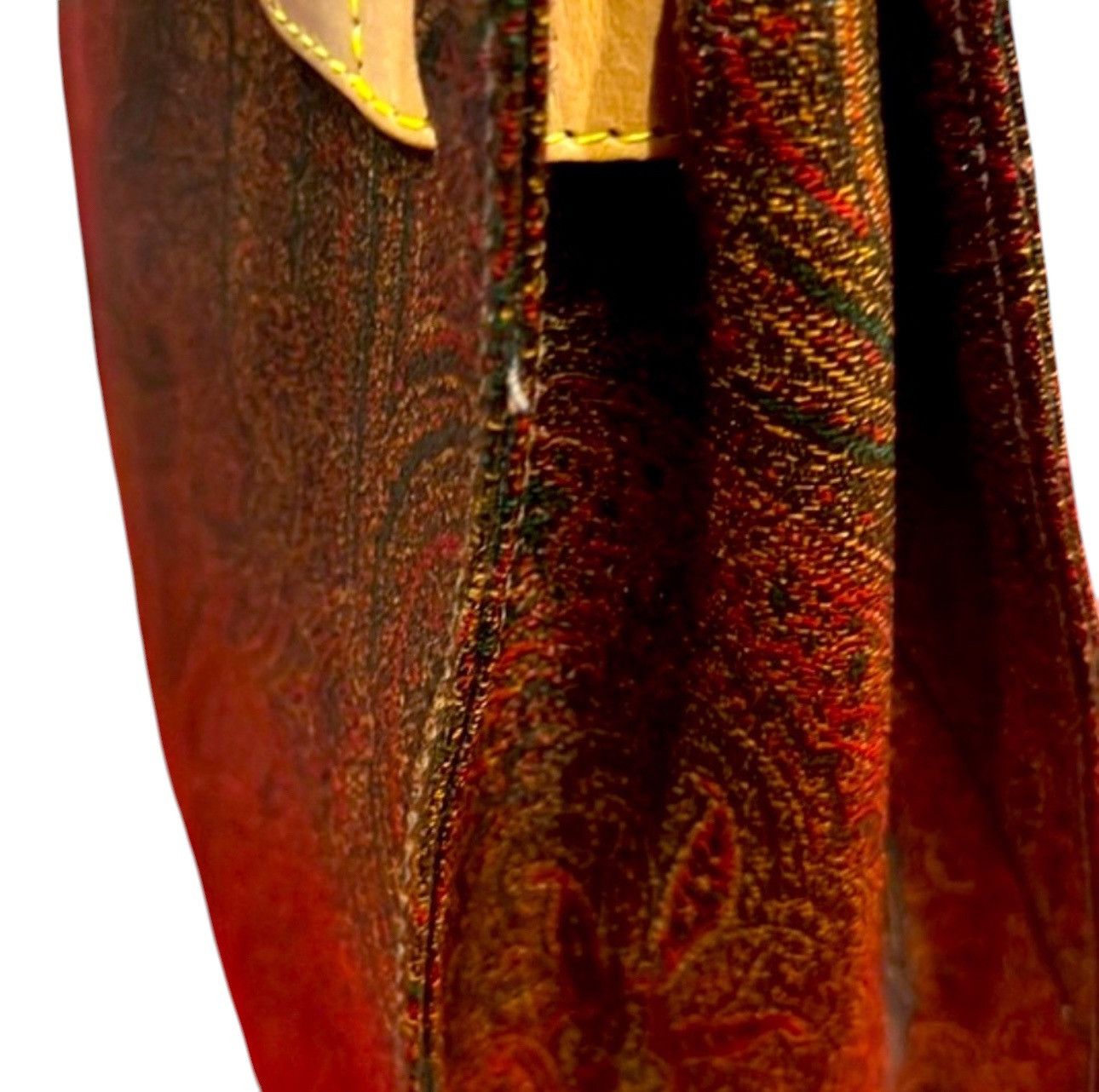 Etro Etro classic wine paisley Kelly should bag Golden E motif Size ONE SIZE - 6 Thumbnail