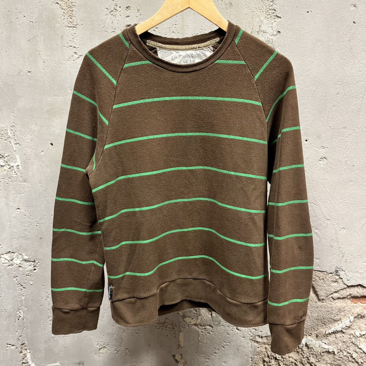 Quiksilver Quiksilver Y2K Brown Green Knit Sweater 90s Skater Small S Size US S / EU 44-46 / 1 - 1 Thumbnail