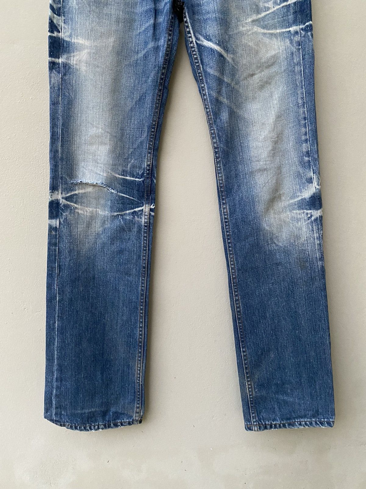 Japanese Brand RARE JACK ROSE NICE DESIGN DISTRESSED JEANS Size US 31 - 12 Thumbnail