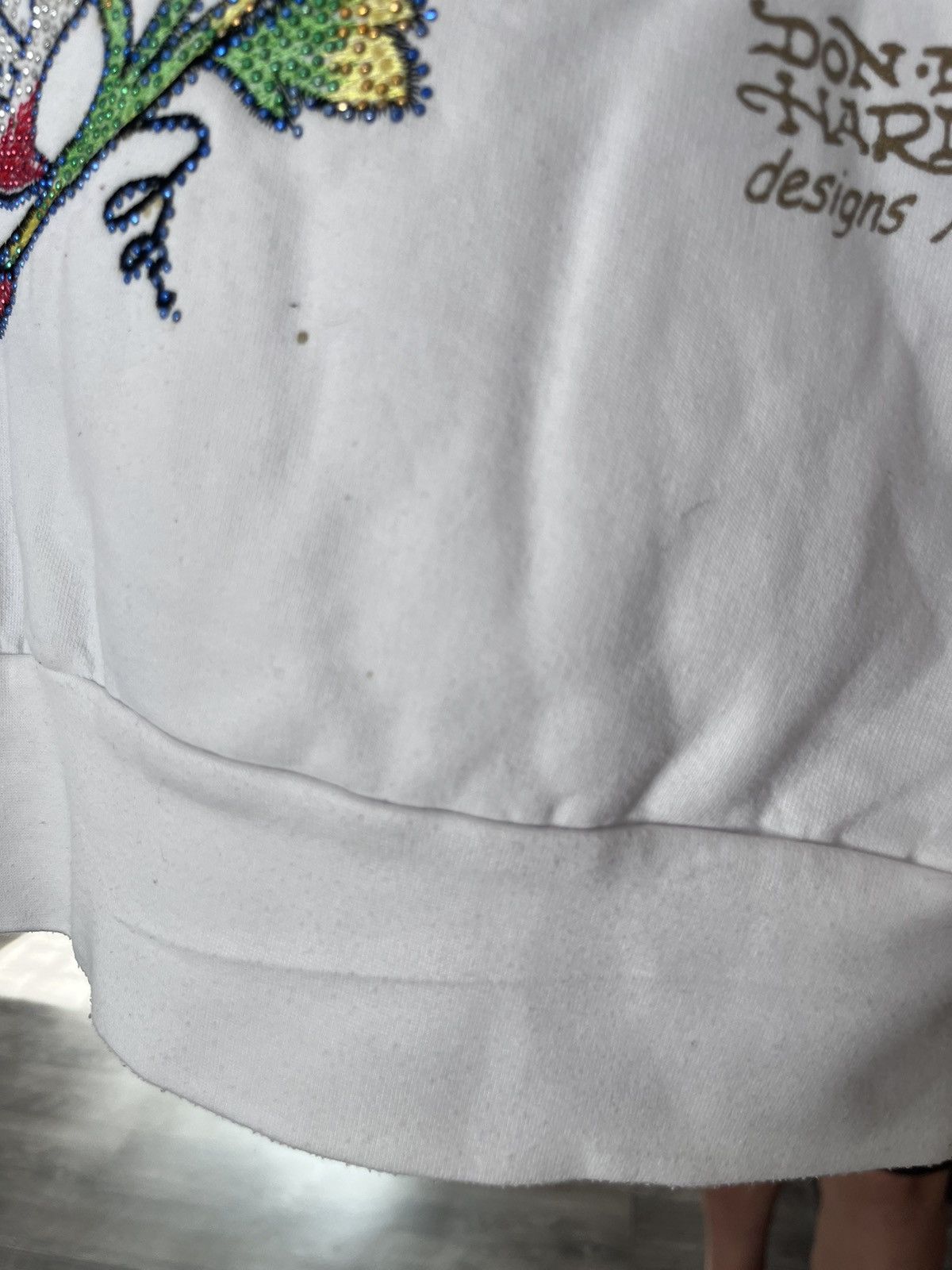 Ed Hardy Vintage Y2K Ed Hardy by Christian Audigier Women’s Hoodie Size US S / EU 44-46 / 1 - 10 Thumbnail