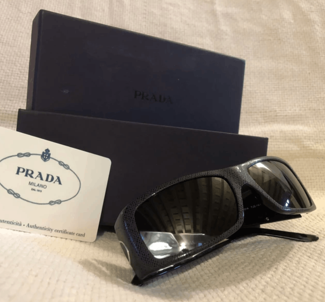 Prada PRADA Sunglasses SPR Wrap Shield Mask Symbole Sport Size ONE SIZE - 4 Thumbnail