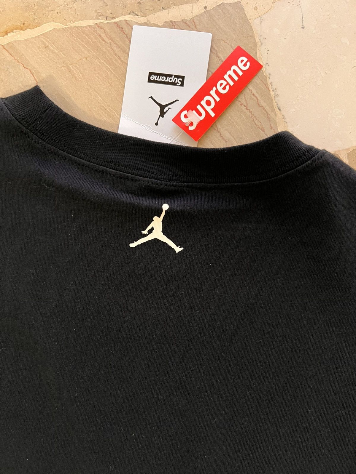 Jordan Brand Supreme Jordan Biggie Notorious BIG tee Tshirt black photo Size US M / EU 48-50 / 2 - 6 Thumbnail